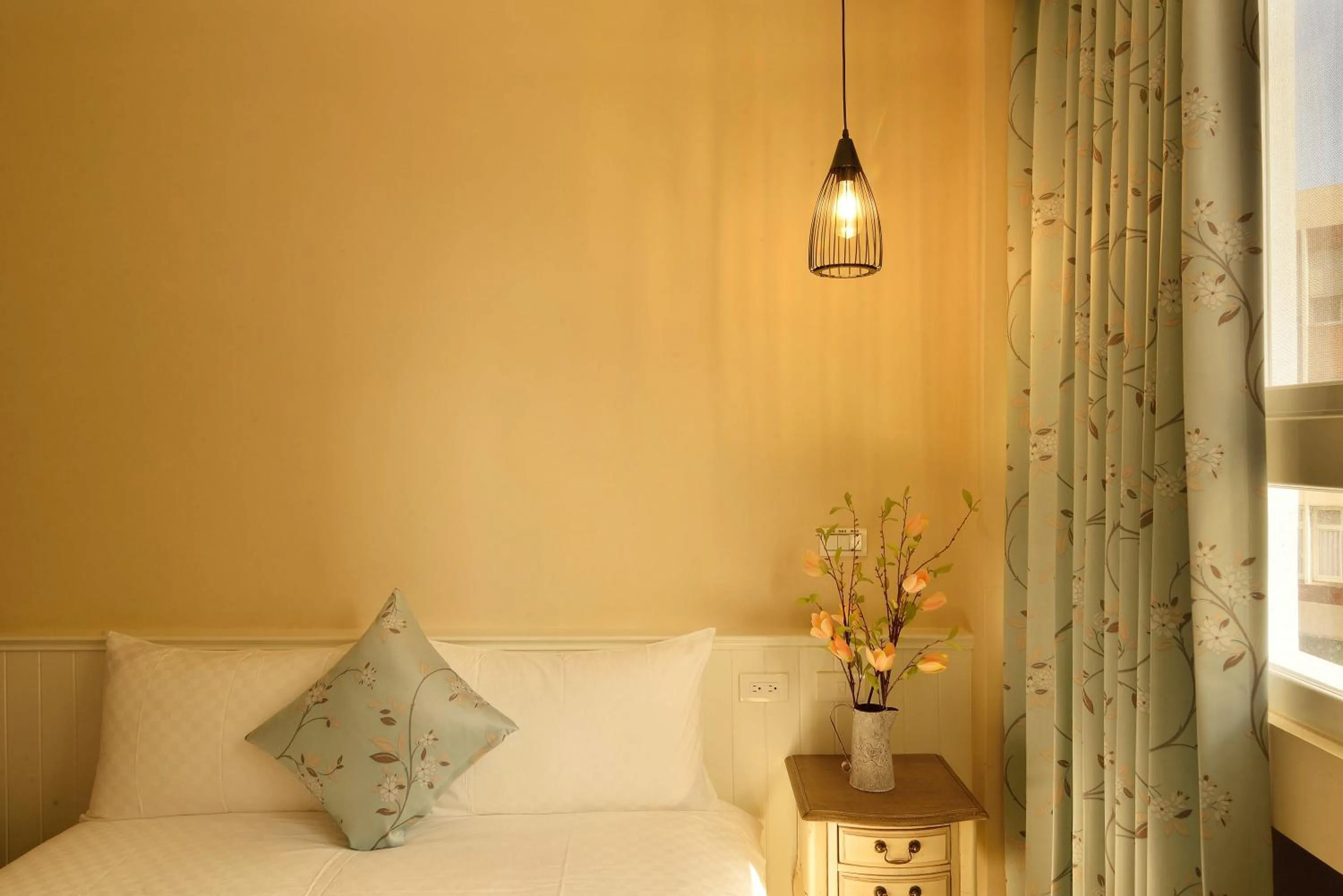 Decorative detail, Bed in Good day