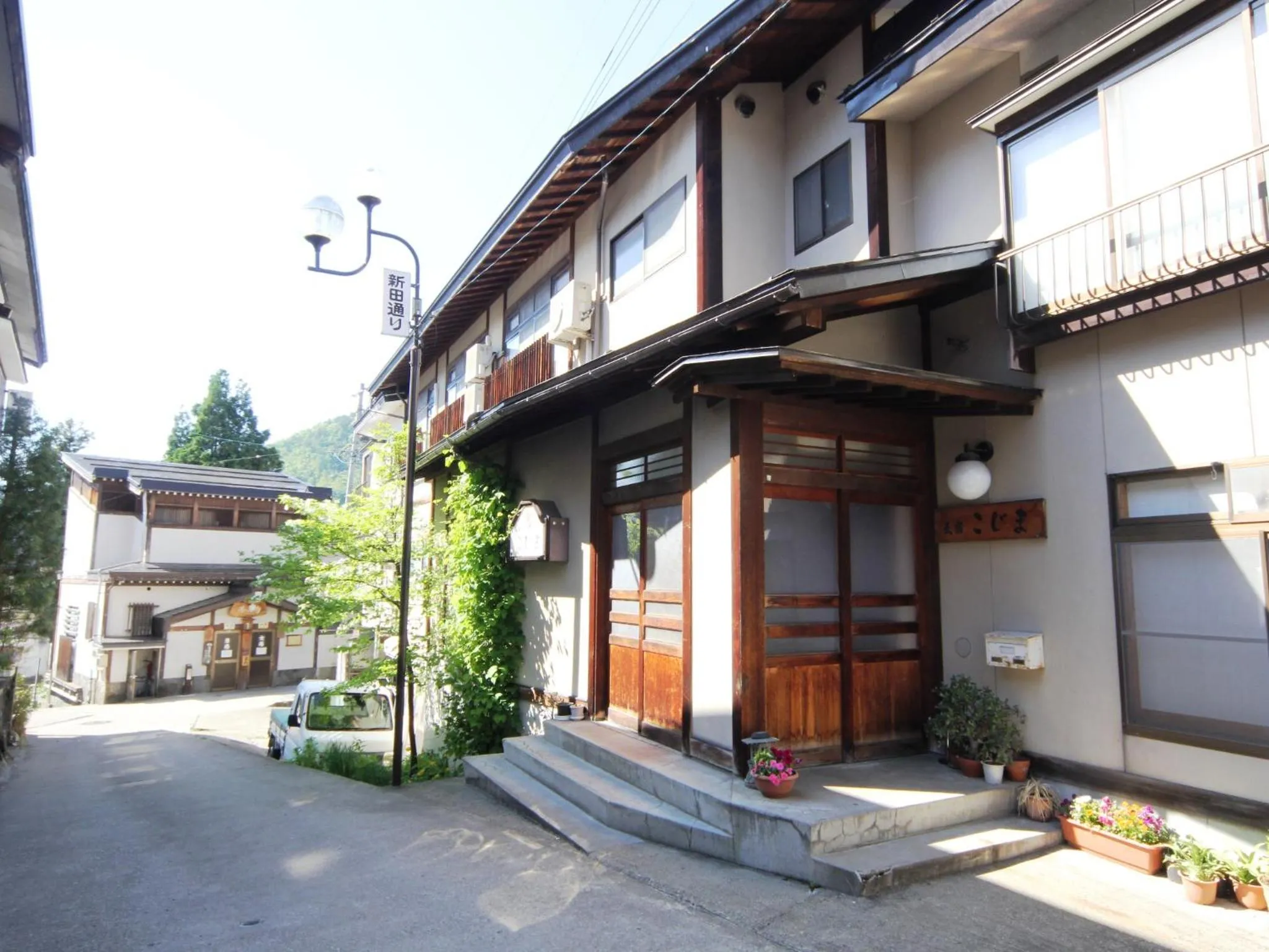 Facade/entrance in Minshuku Kojima