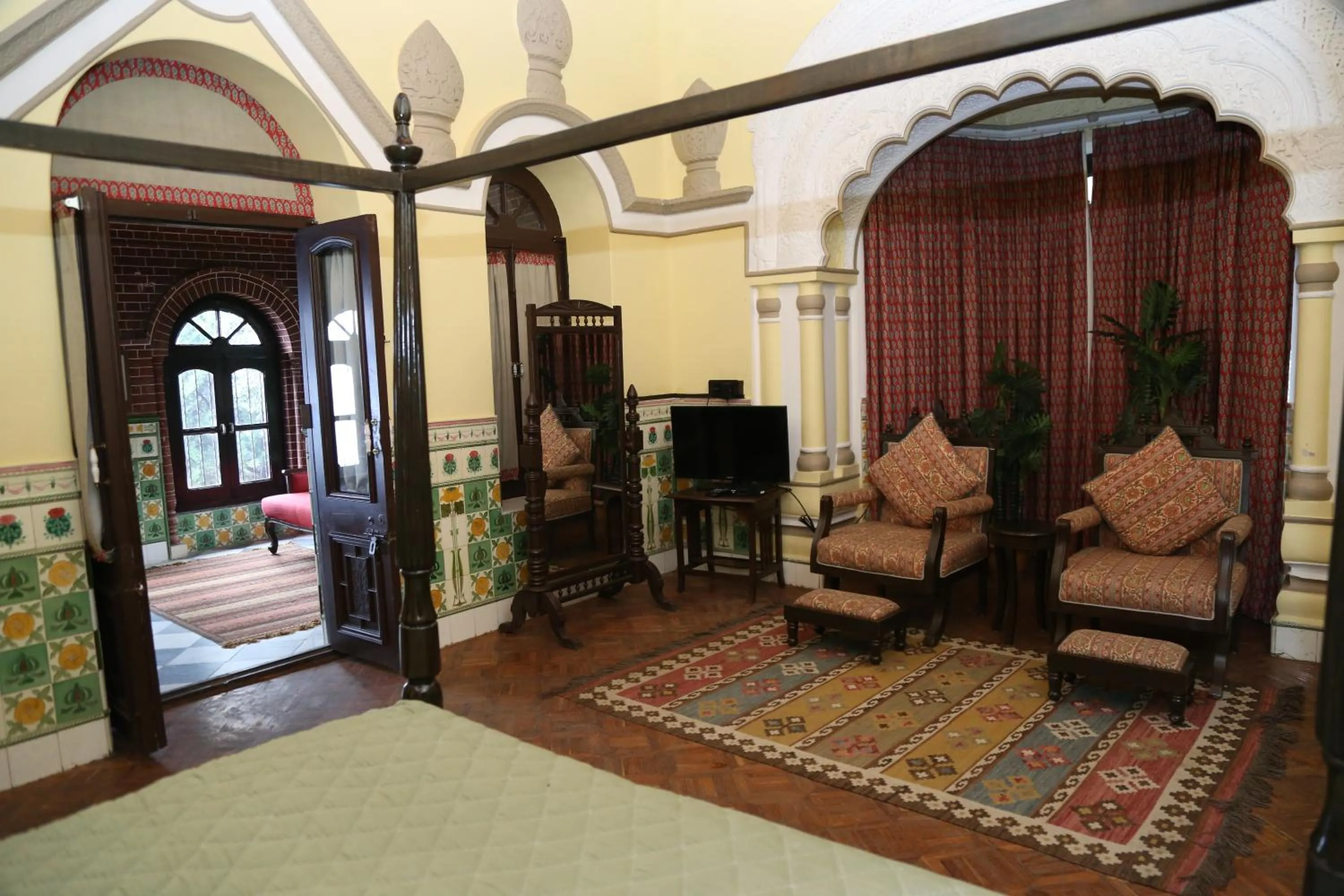 Seating area in Raghu Vilas
