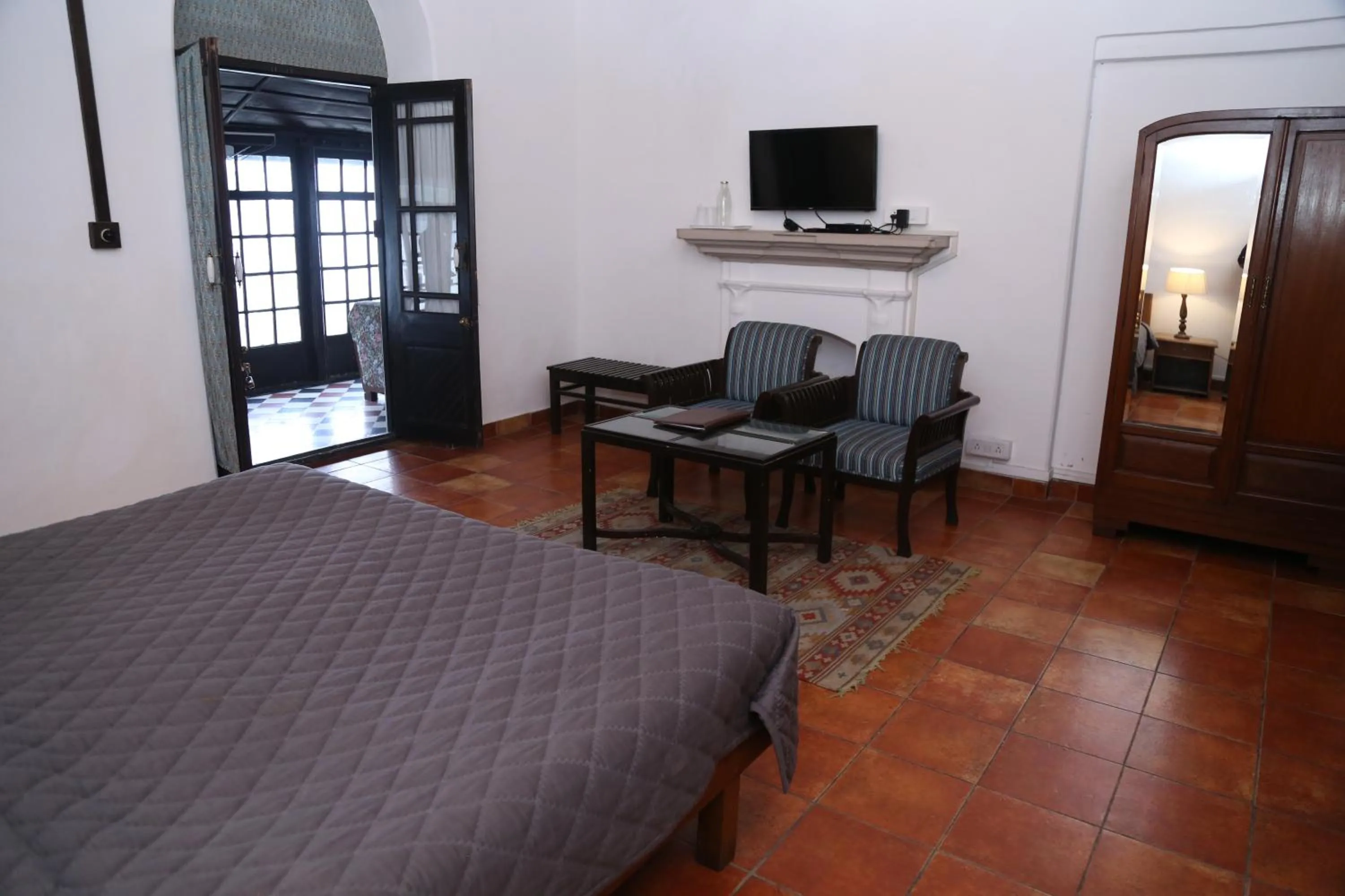 Bedroom, Bed in Raghu Vilas