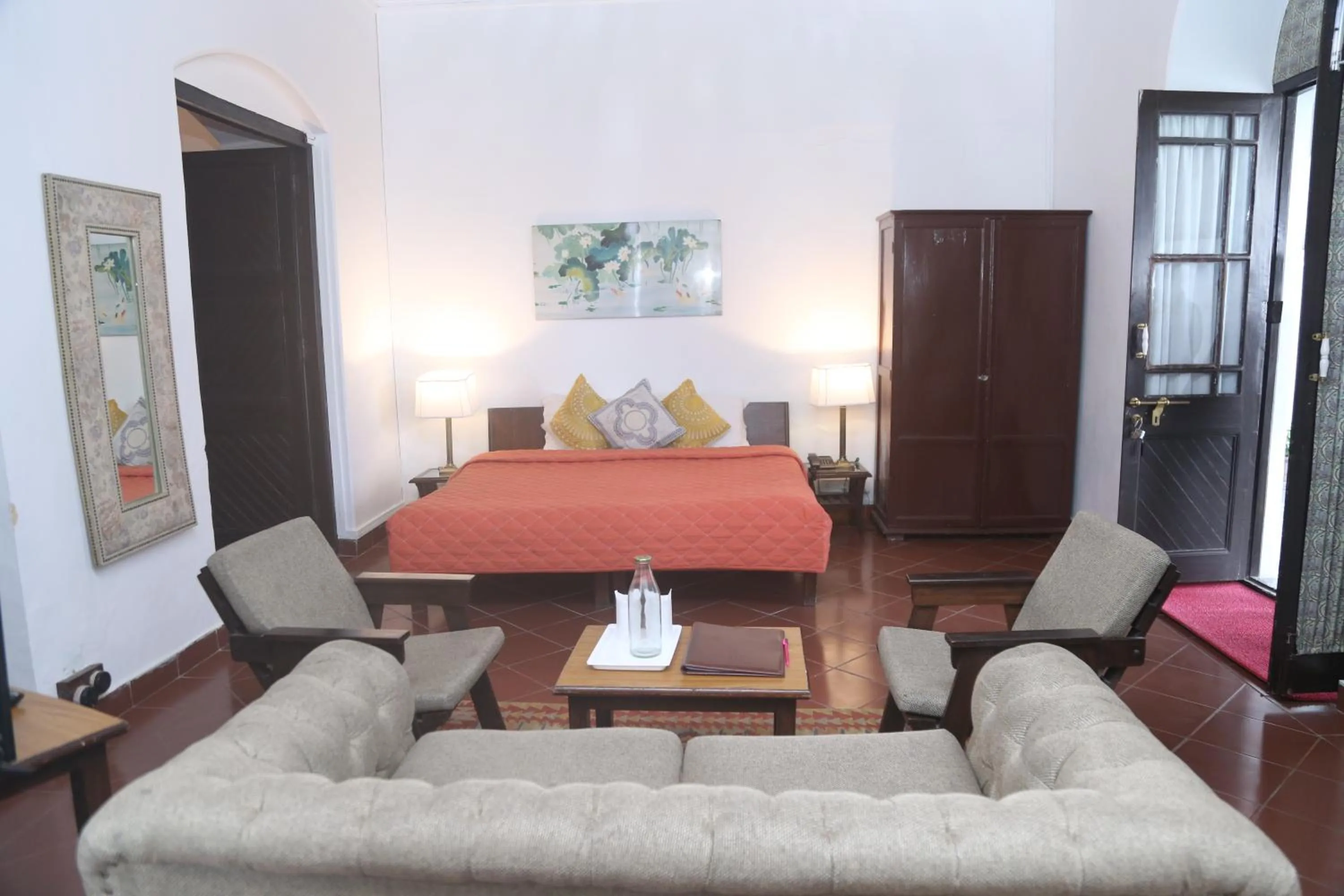 Photo of the whole room, Bed in Raghu Vilas