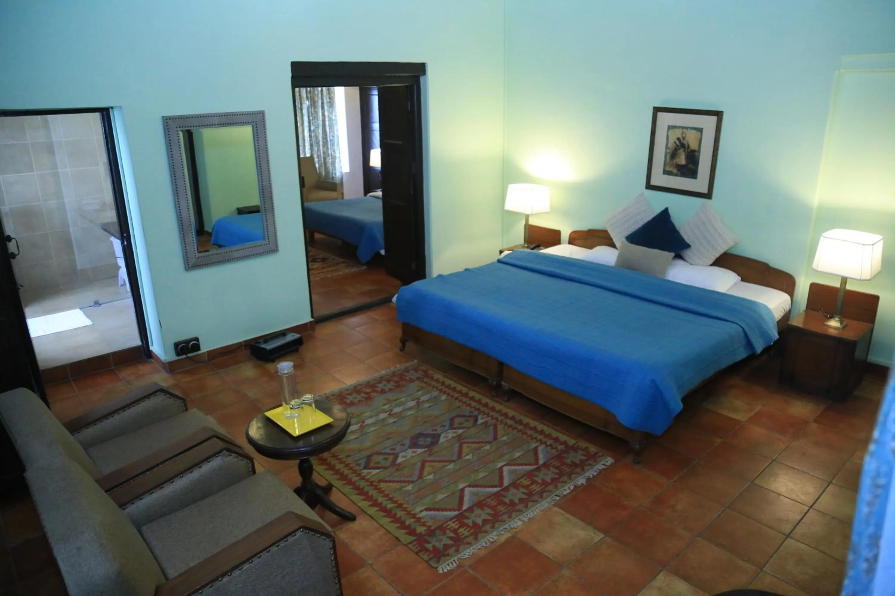 Photo of the whole room, Bed in Raghu Vilas