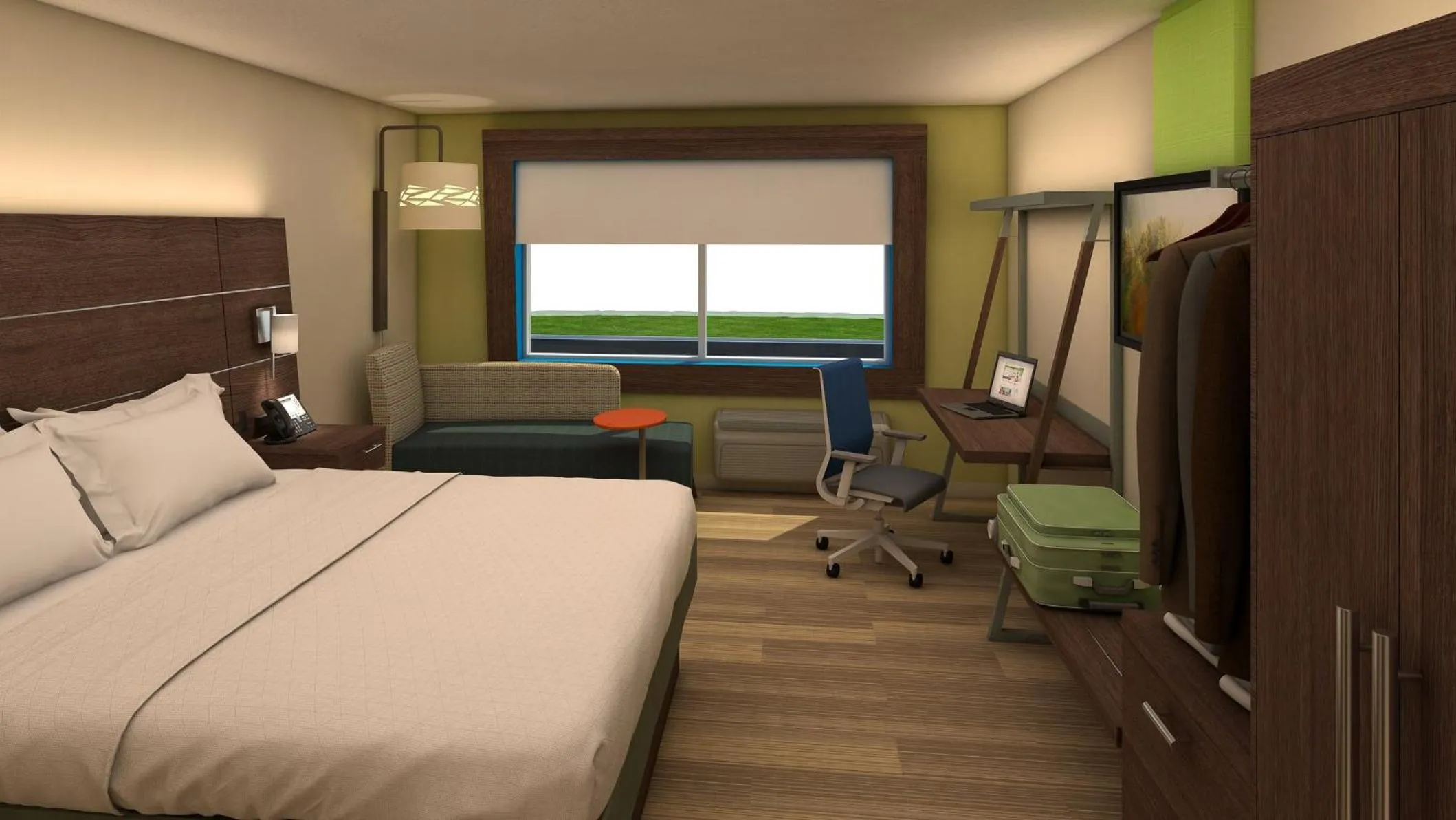 Photo of the whole room, Bed in Holiday Inn Express & Suites Chicago North Shore - Niles by IHG