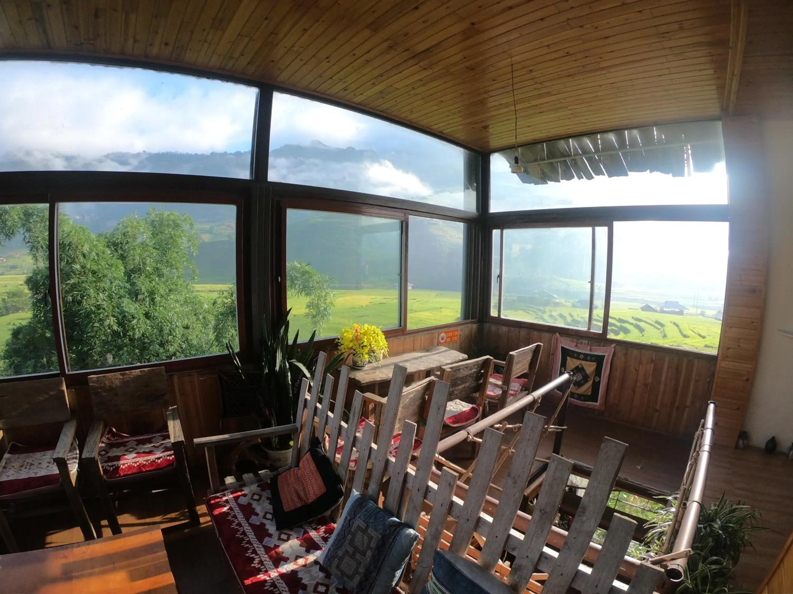 Natural landscape in Amica House