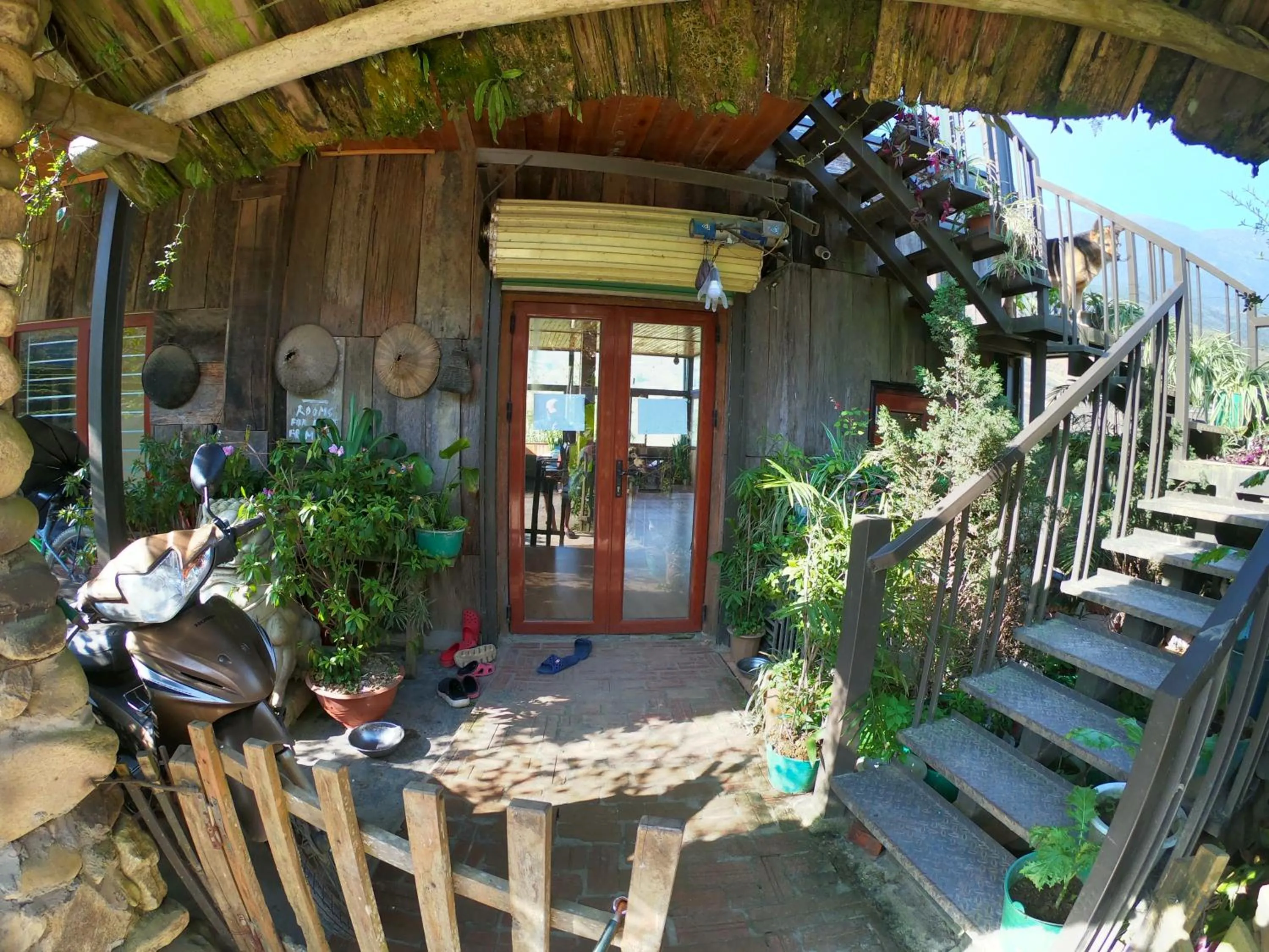 Facade/entrance in Amica House