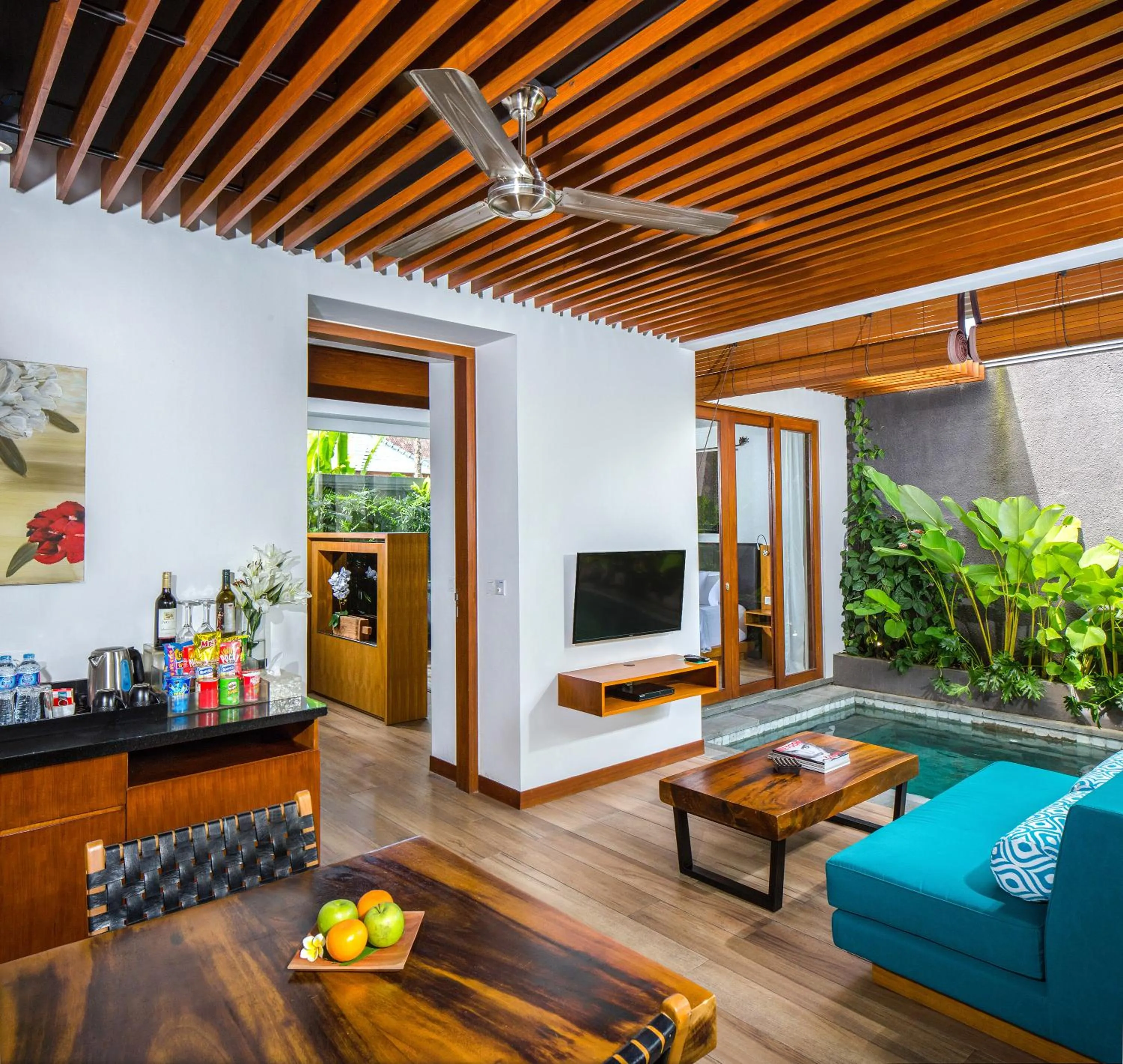 Kitchen or kitchenette in S18 Bali Villas