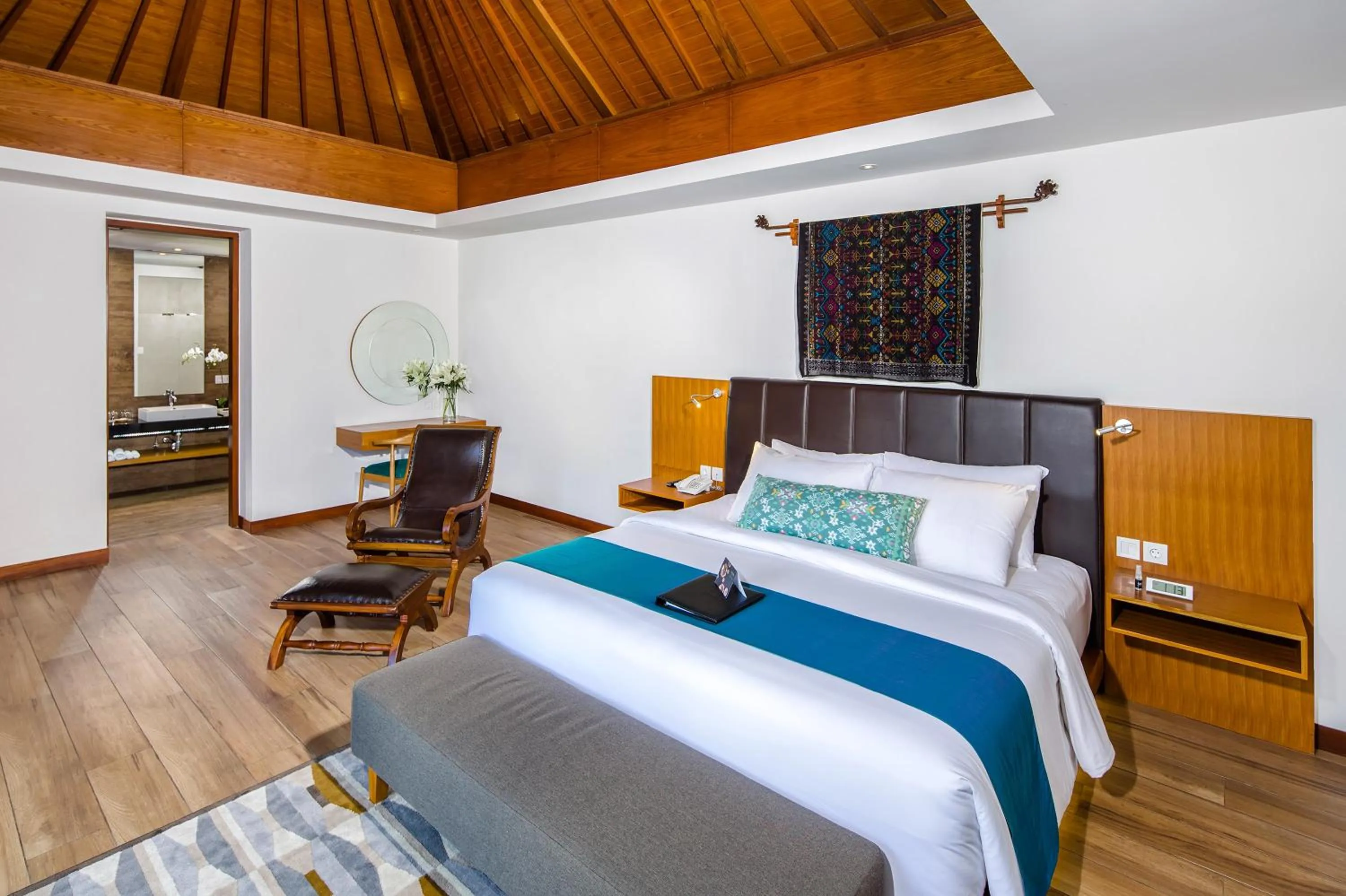 Bedroom, Bed in S18 Bali Villas