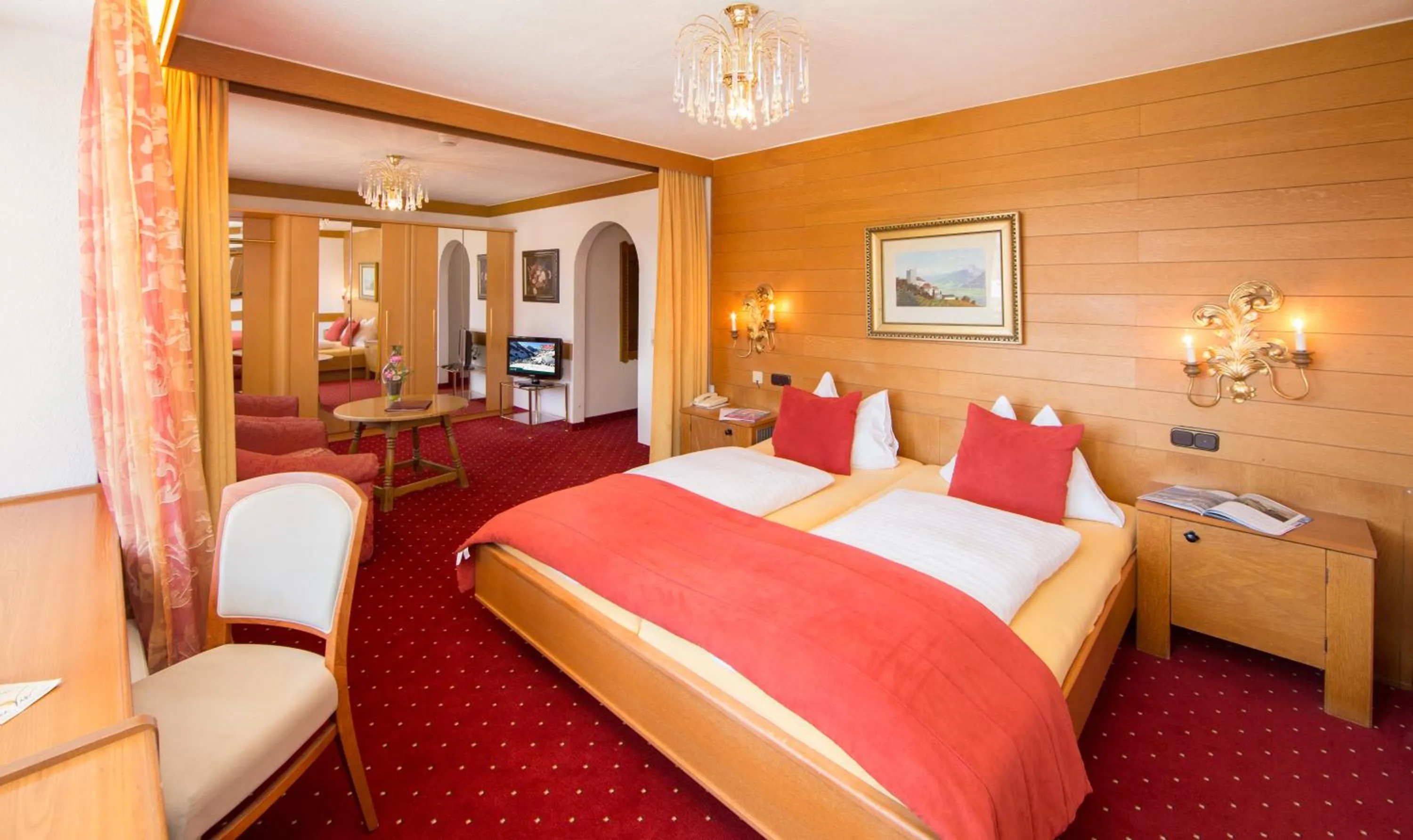 Photo of the whole room, Bed in Berger's Sporthotel