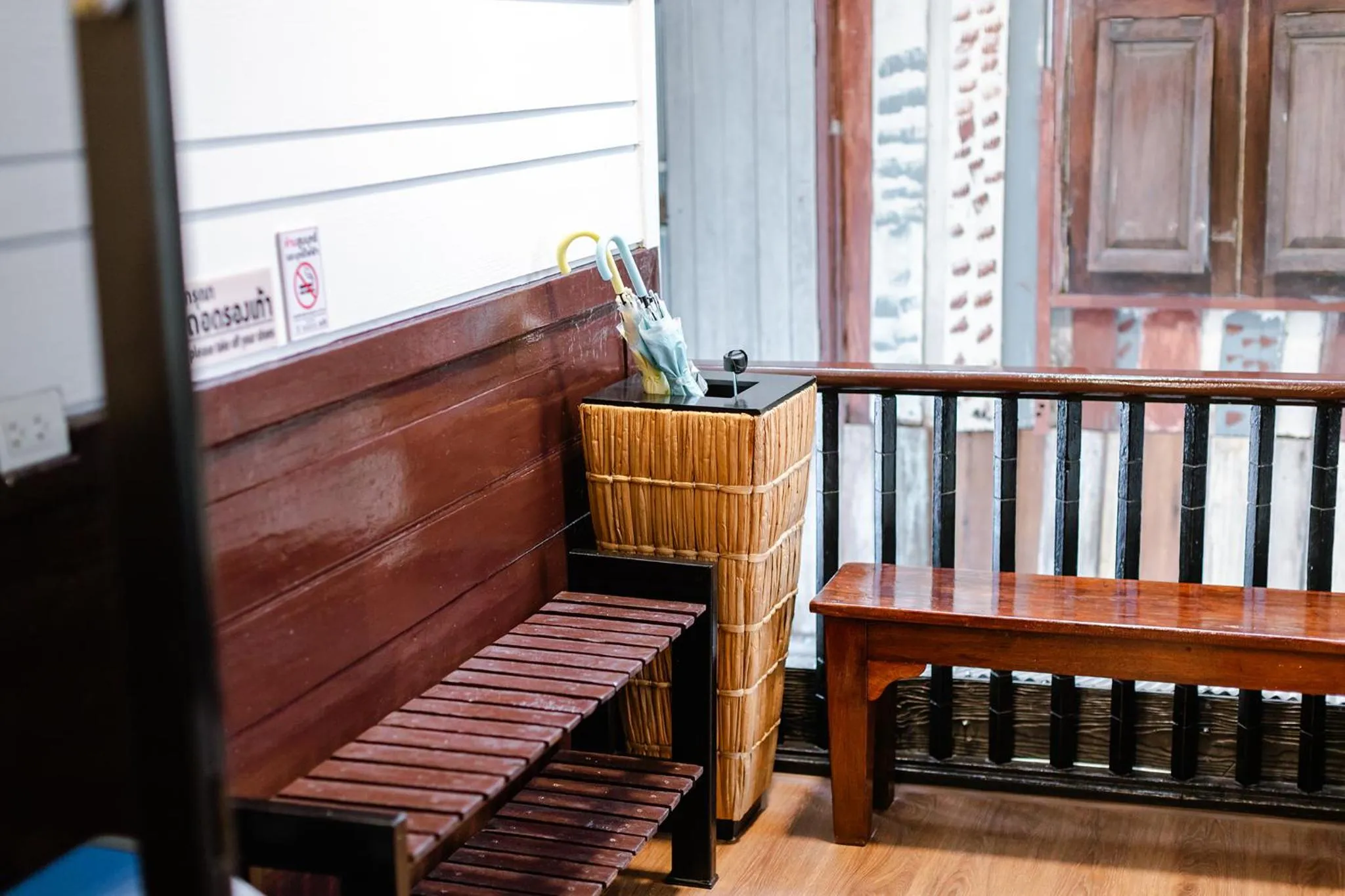 Balcony/Terrace in Diff Hostel