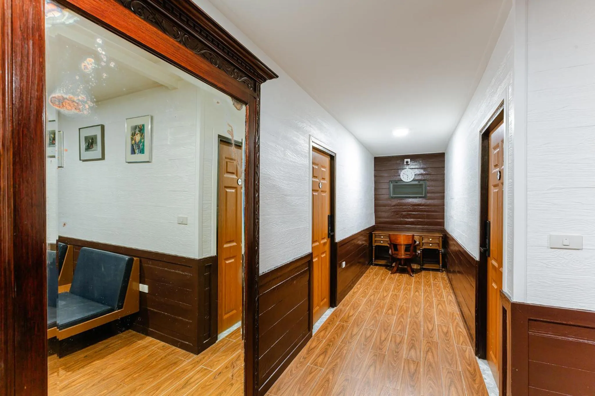 Seating area in Diff Hostel