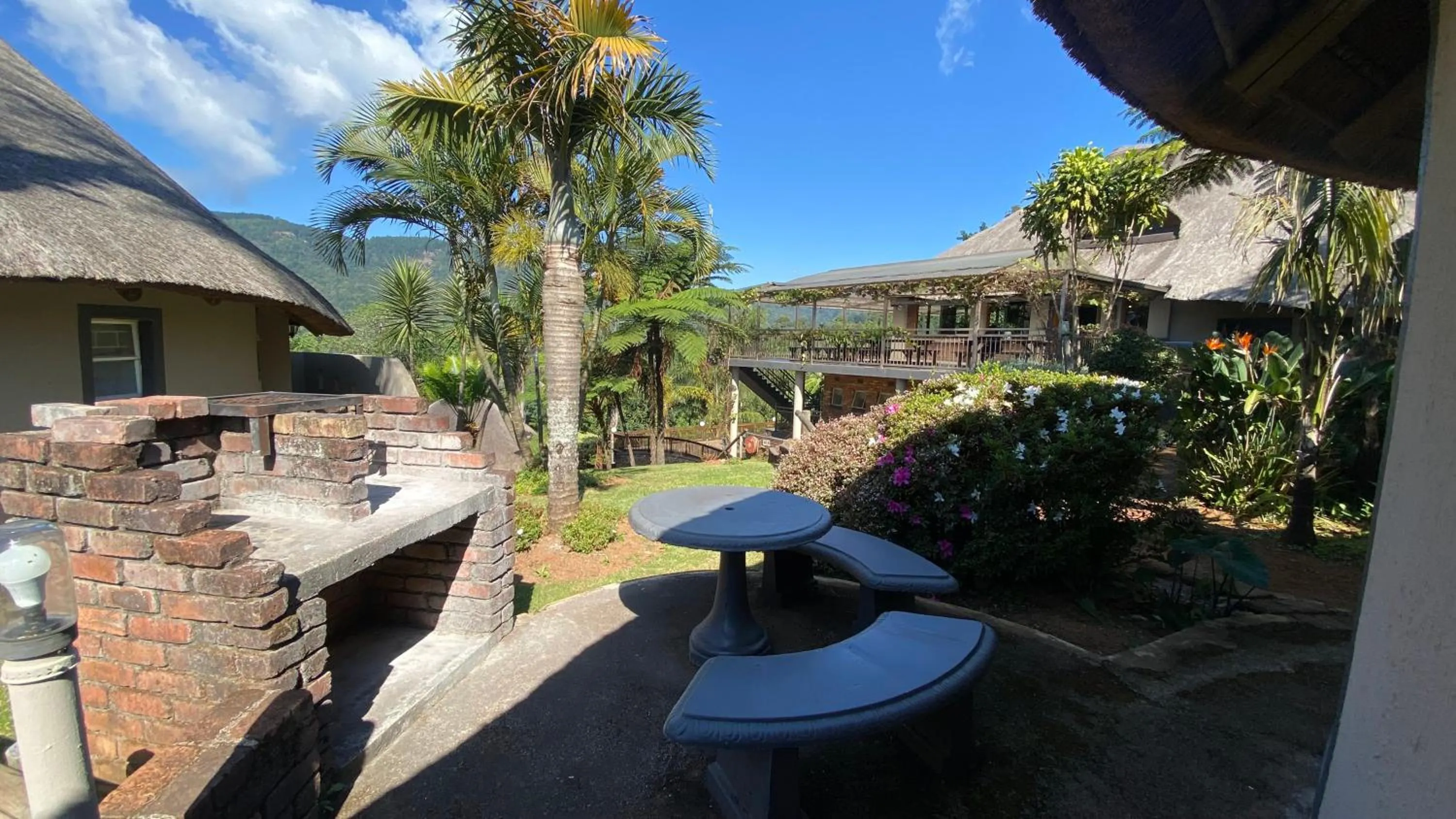 Patio in Magoebaskloof Mountain Lodge