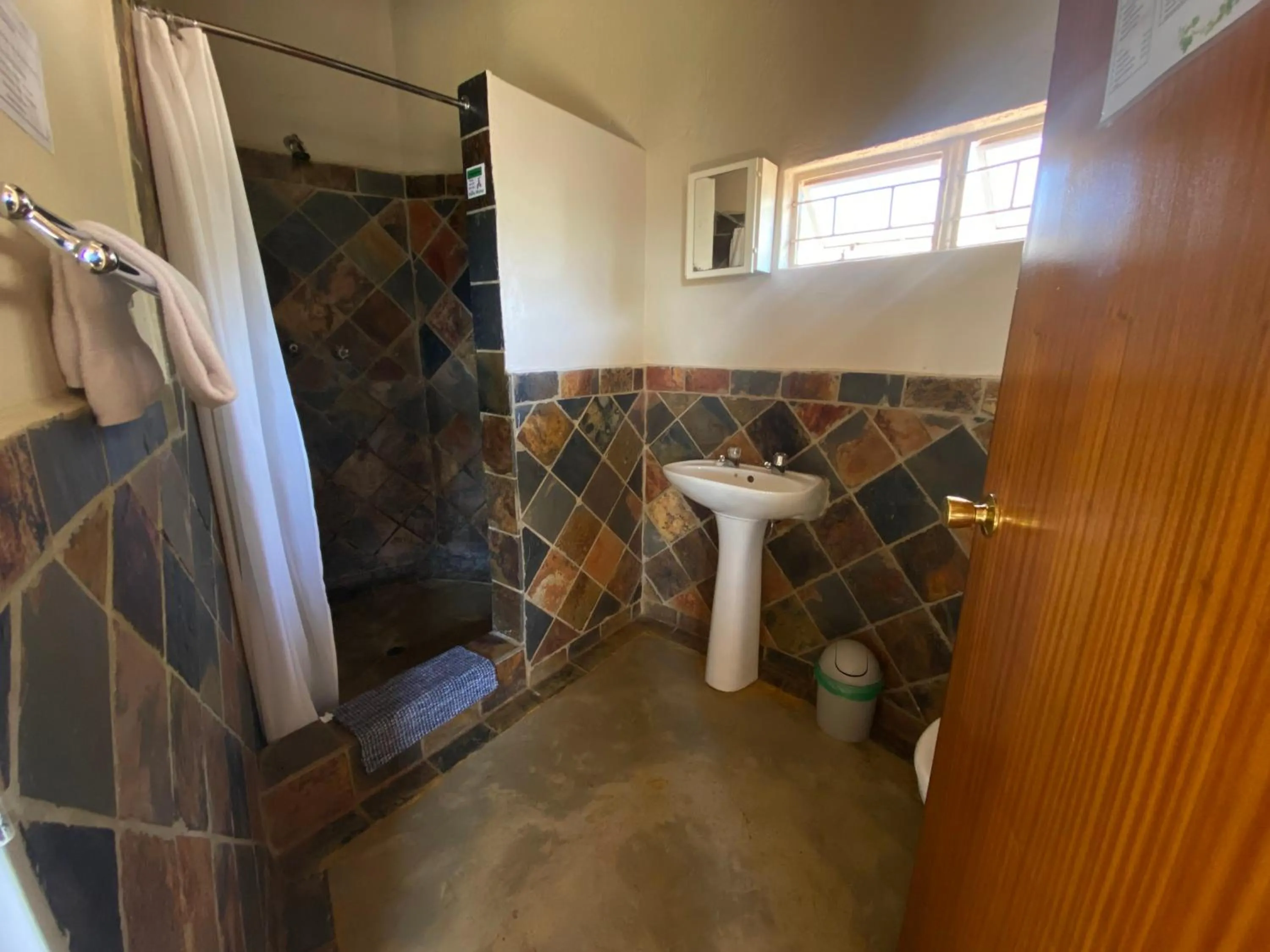 Shower in Magoebaskloof Mountain Lodge