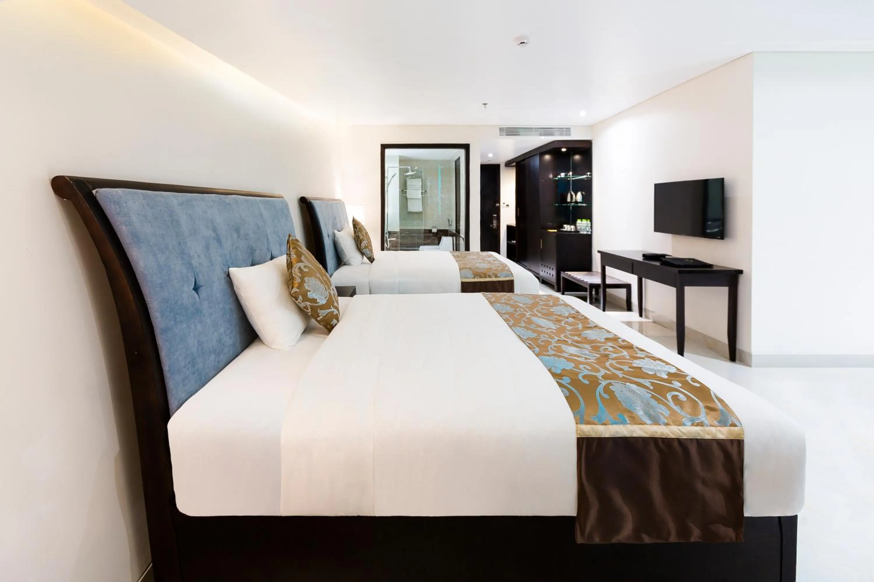 Bed in Royal Quang Binh Hotel