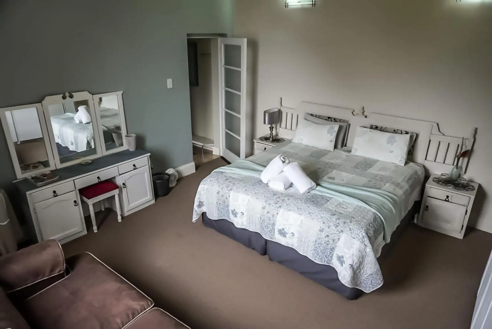 Bed in Ladybrand Heritage House