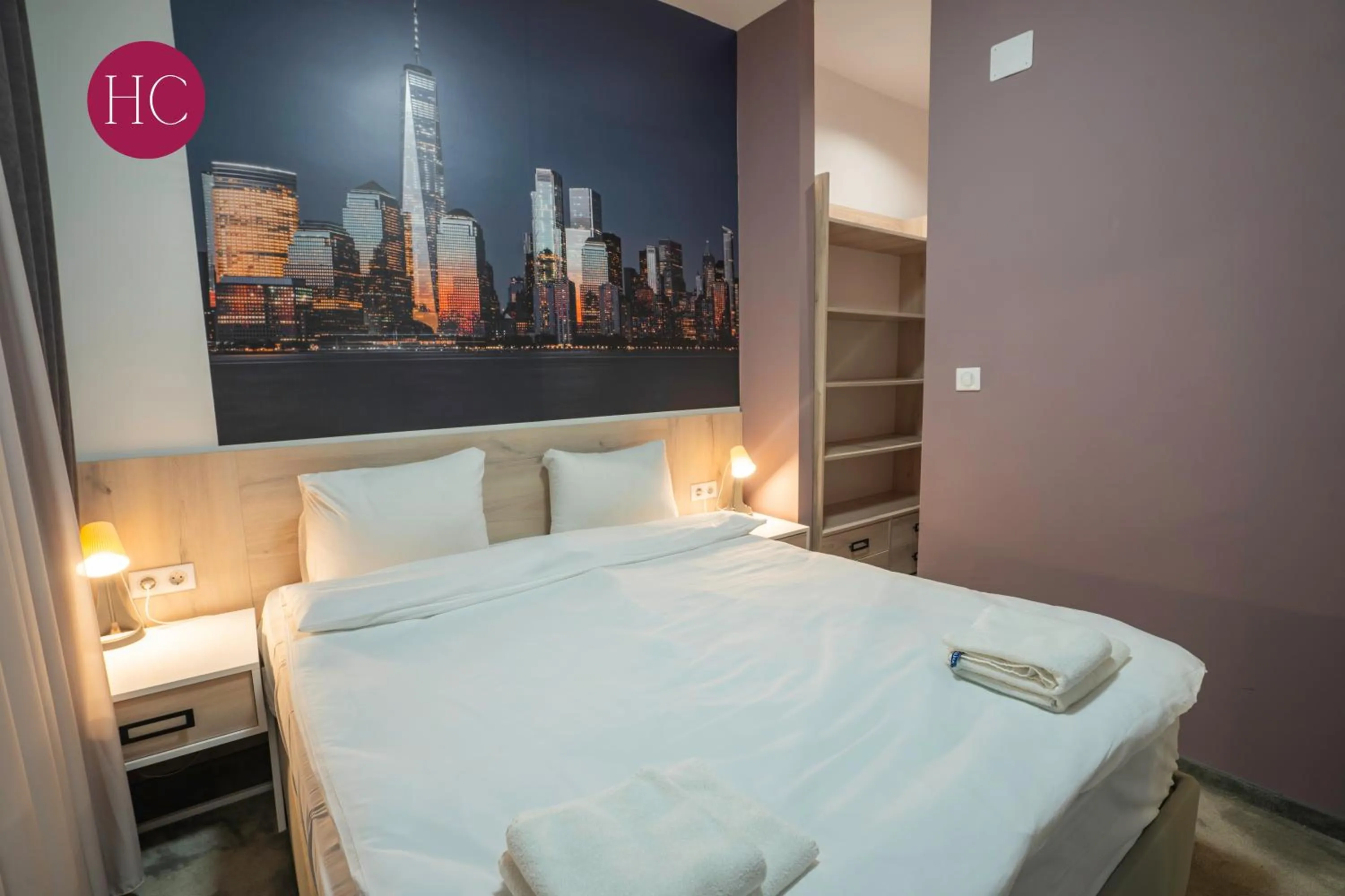 Bed in Central Hotel, Fitness and Spa