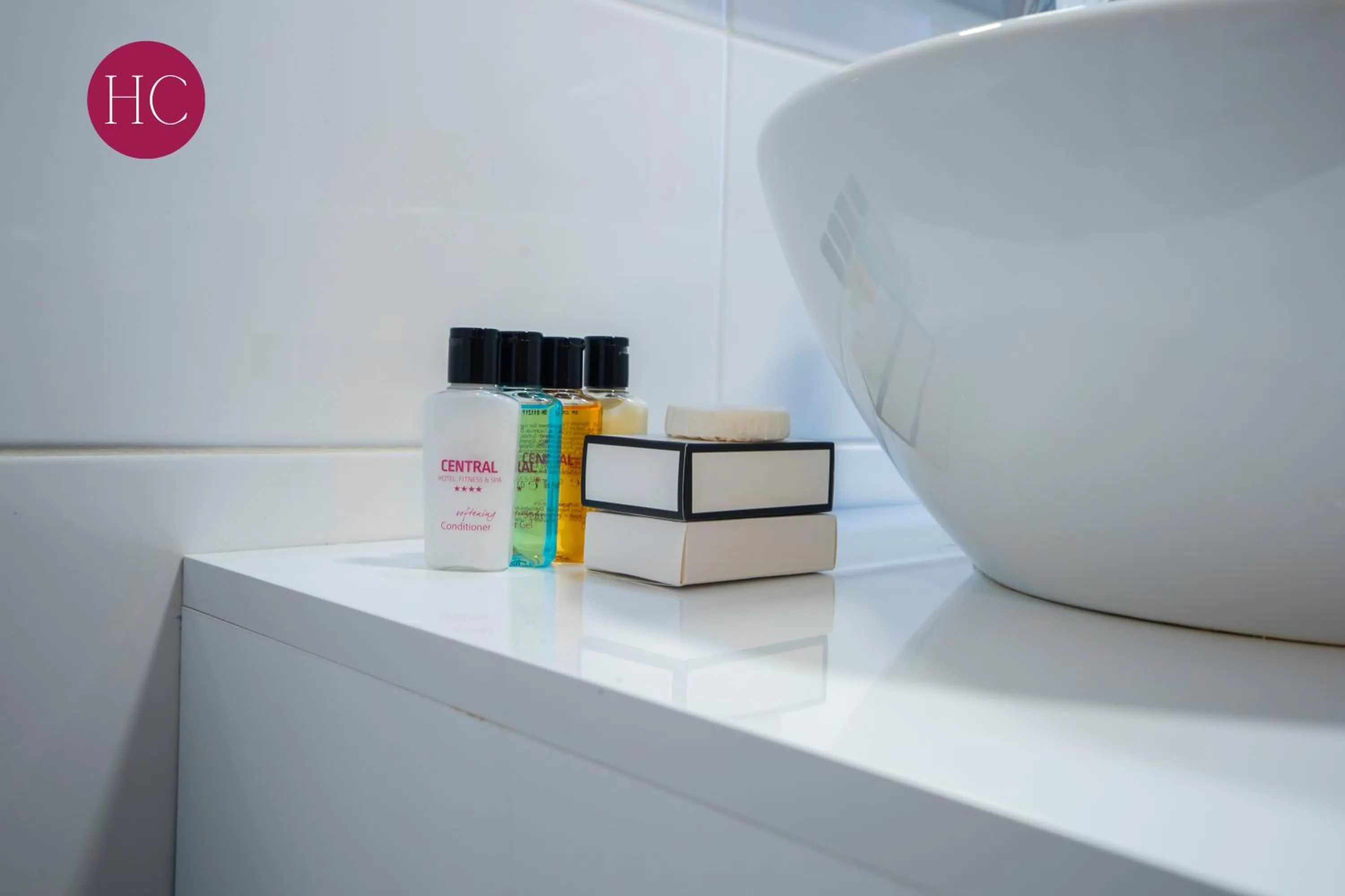 Bathroom in Central Hotel, Fitness and Spa