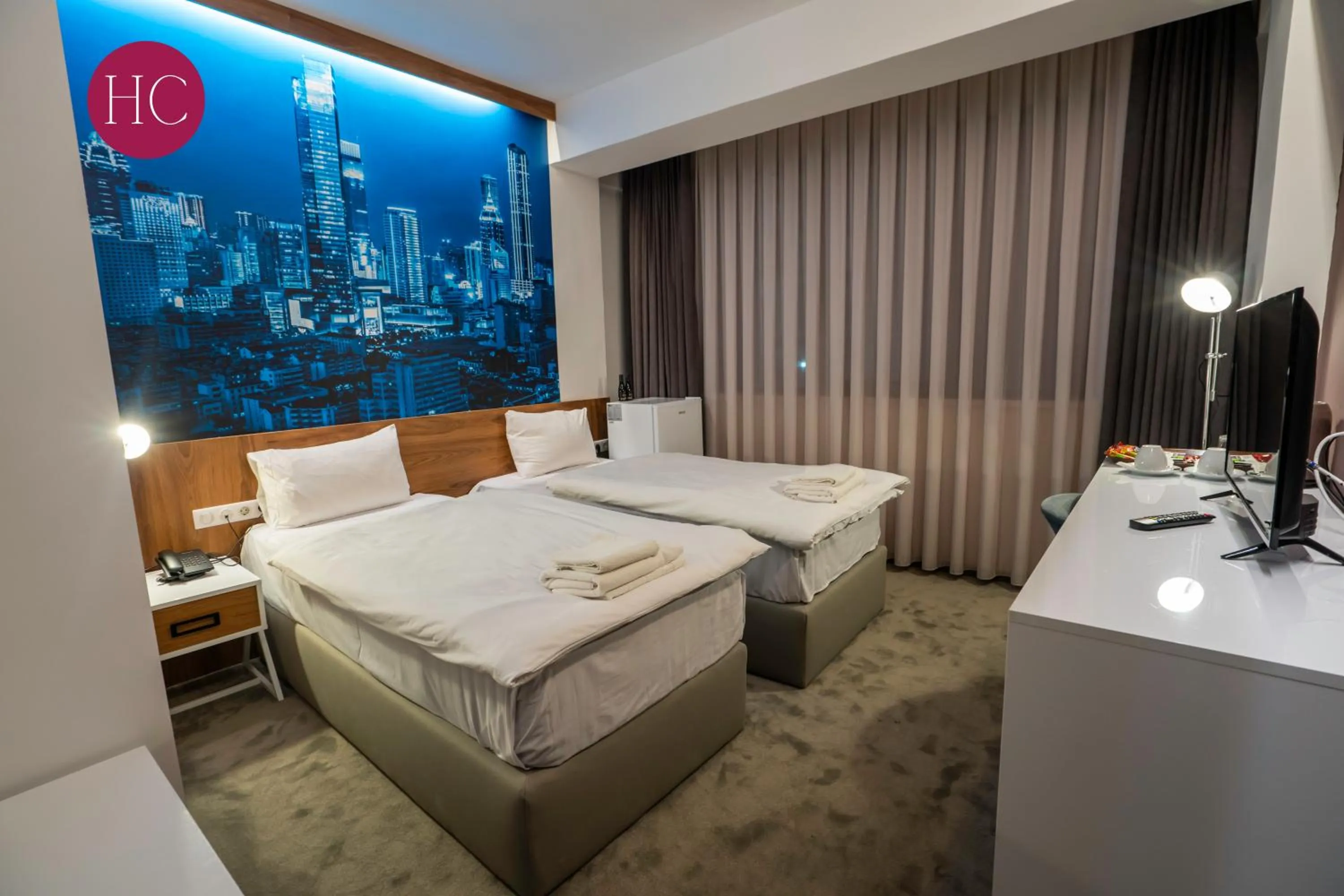 Bed in Central Hotel, Fitness and Spa