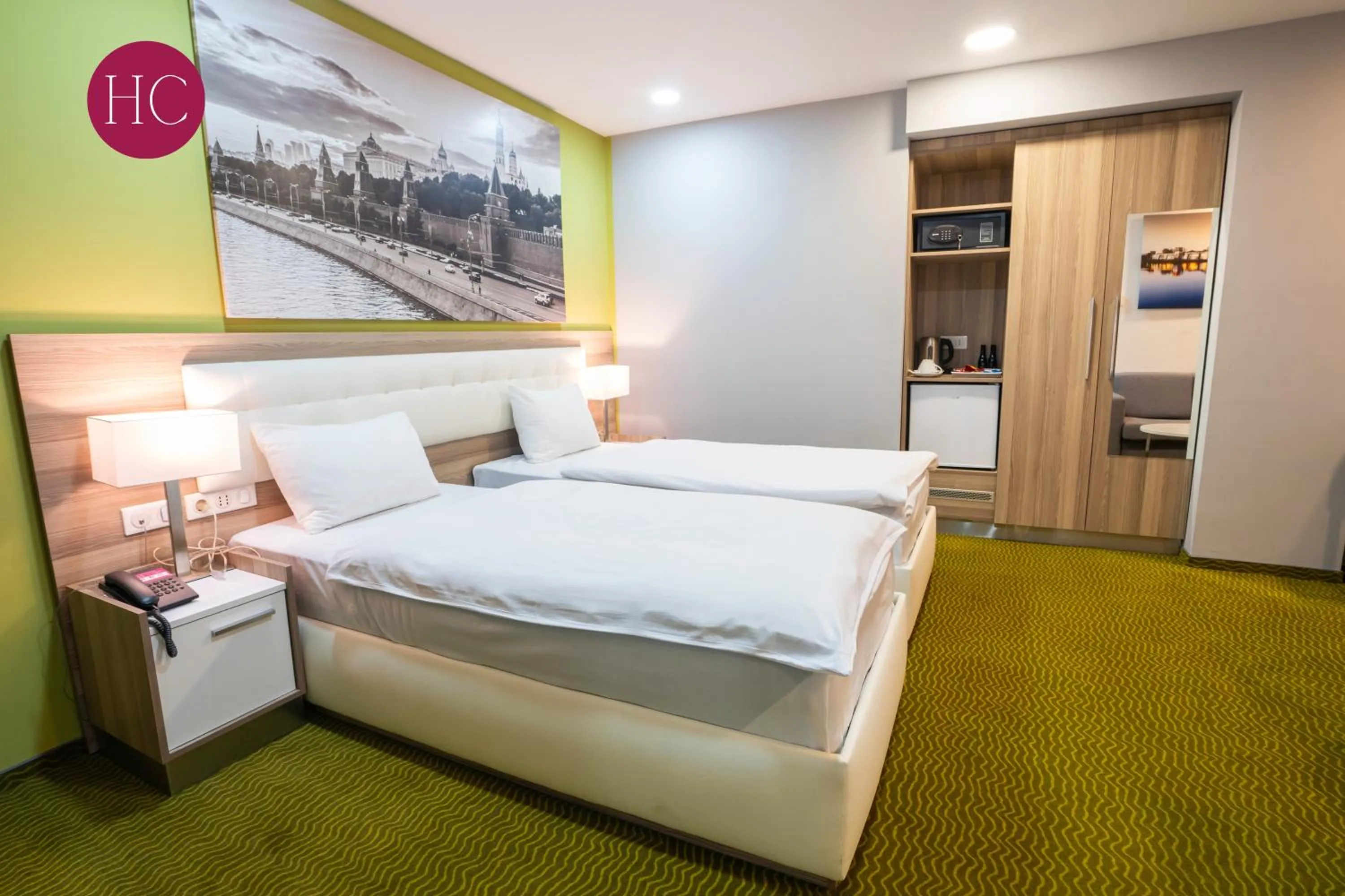 Bed in Central Hotel, Fitness and Spa