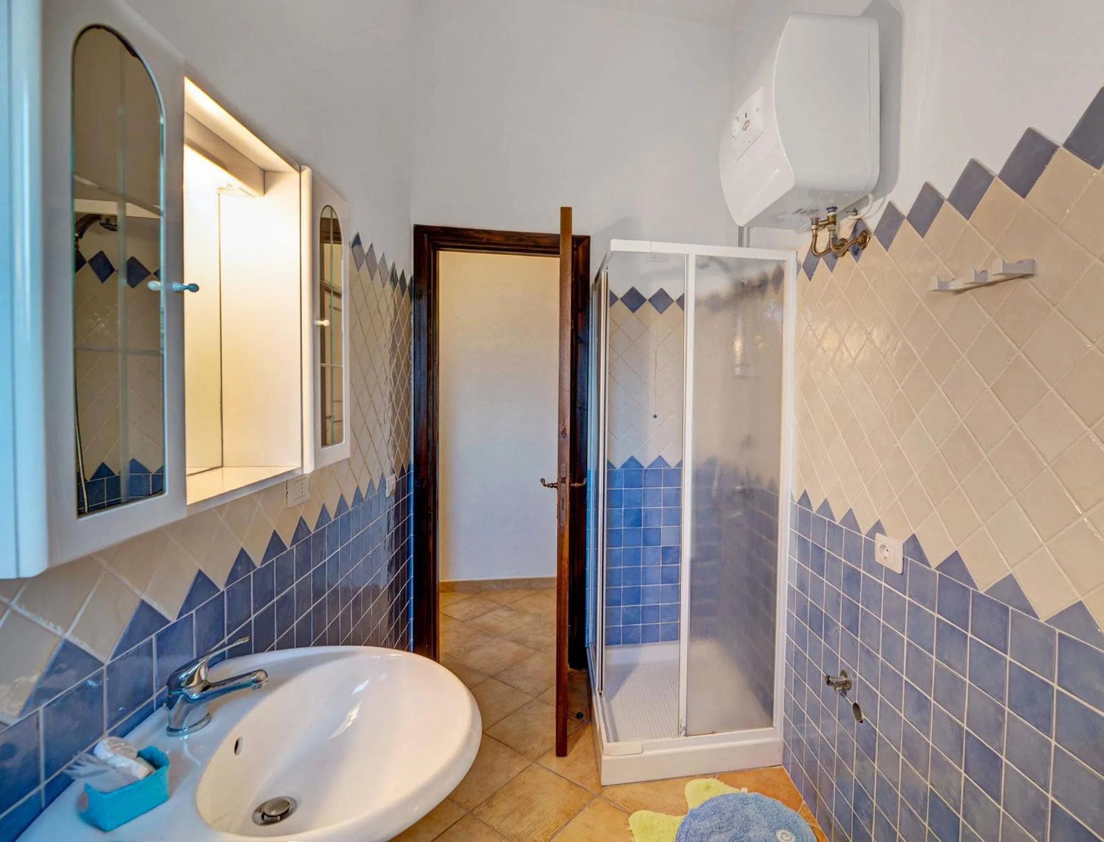 Shower in Residenza Pierre et Vacances Badus