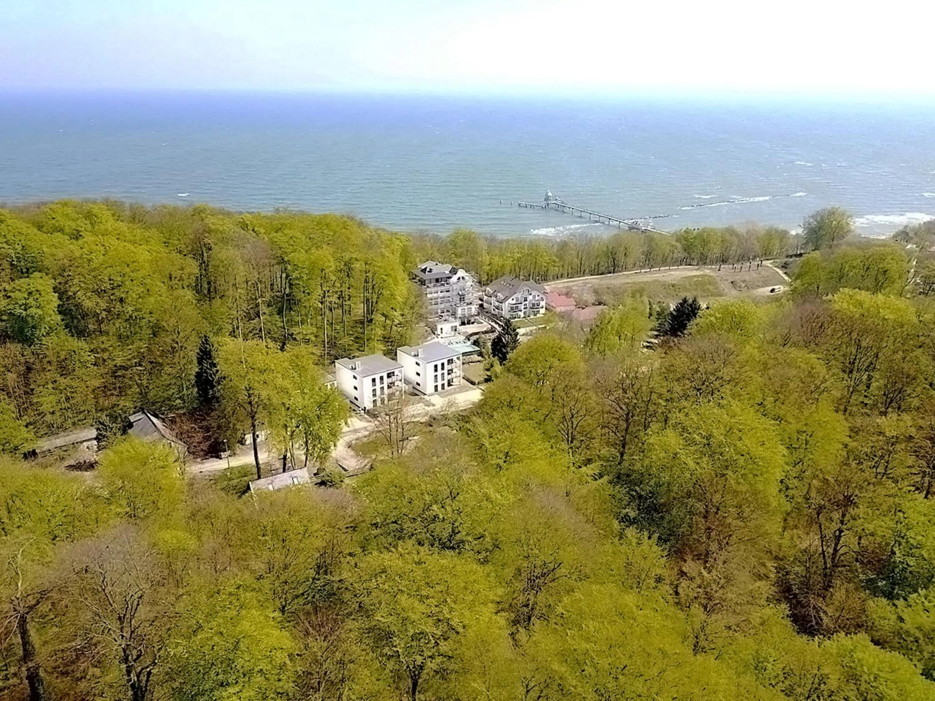 Natural landscape in Haus Jasmund in Sellin - WG02 mit Kamin, Sauna, Whirlwanne, Terrasse