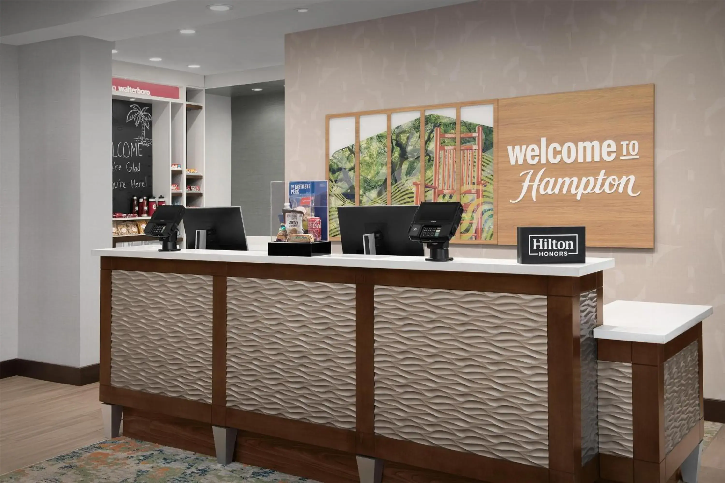 Lobby or reception in Hampton Inn & Suites Walterboro Lobby or reception in Hampton Inn & Suites Walterboro