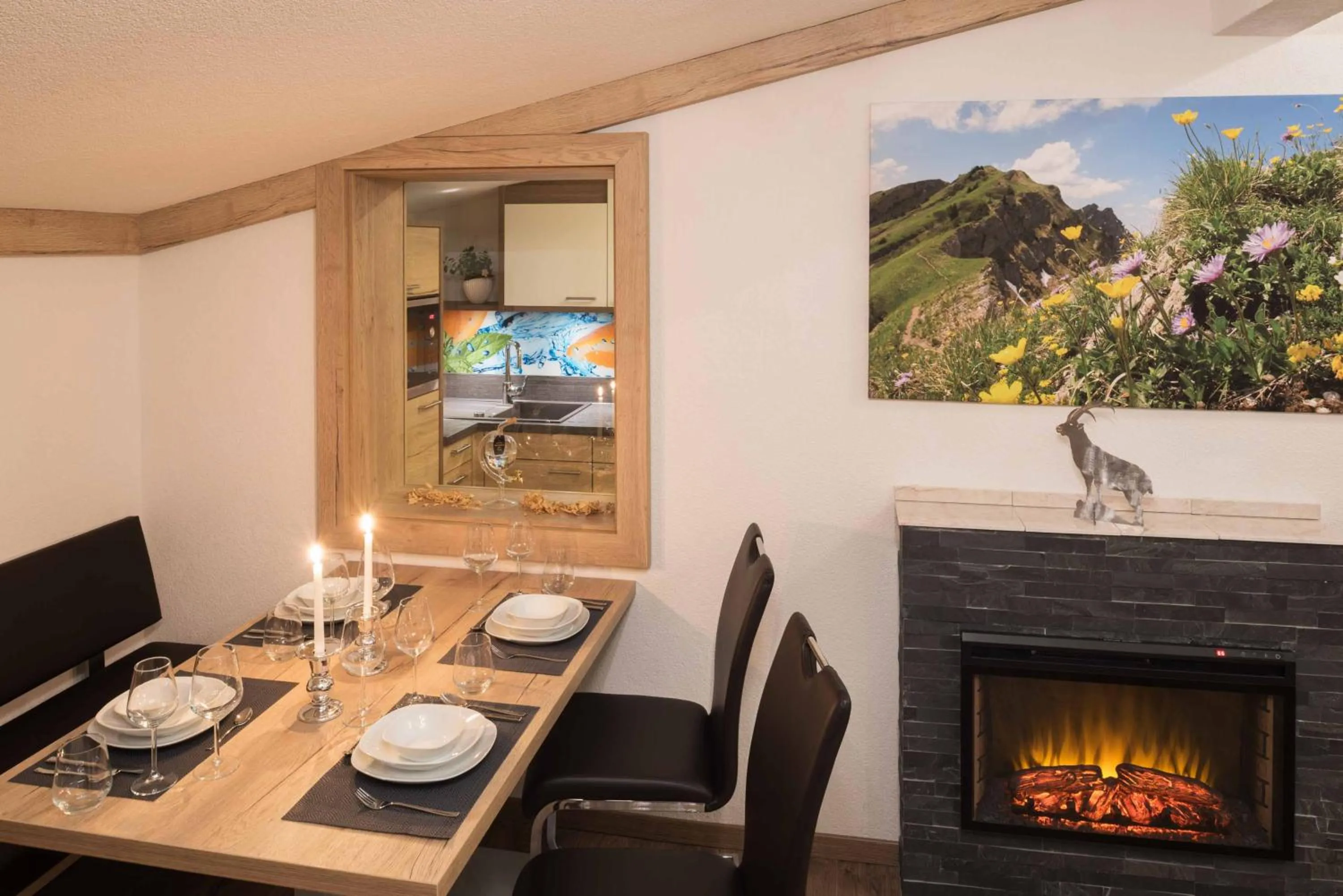 Dining area in Bergspitz Luxury Appartement