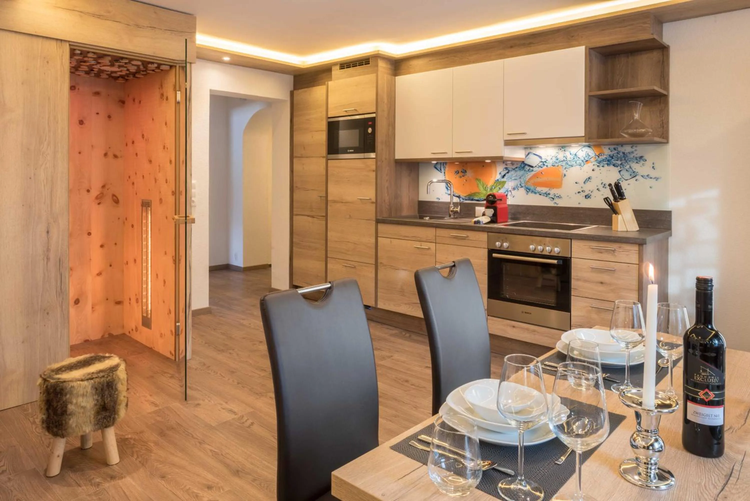Dining area in Bergspitz Luxury Appartement
