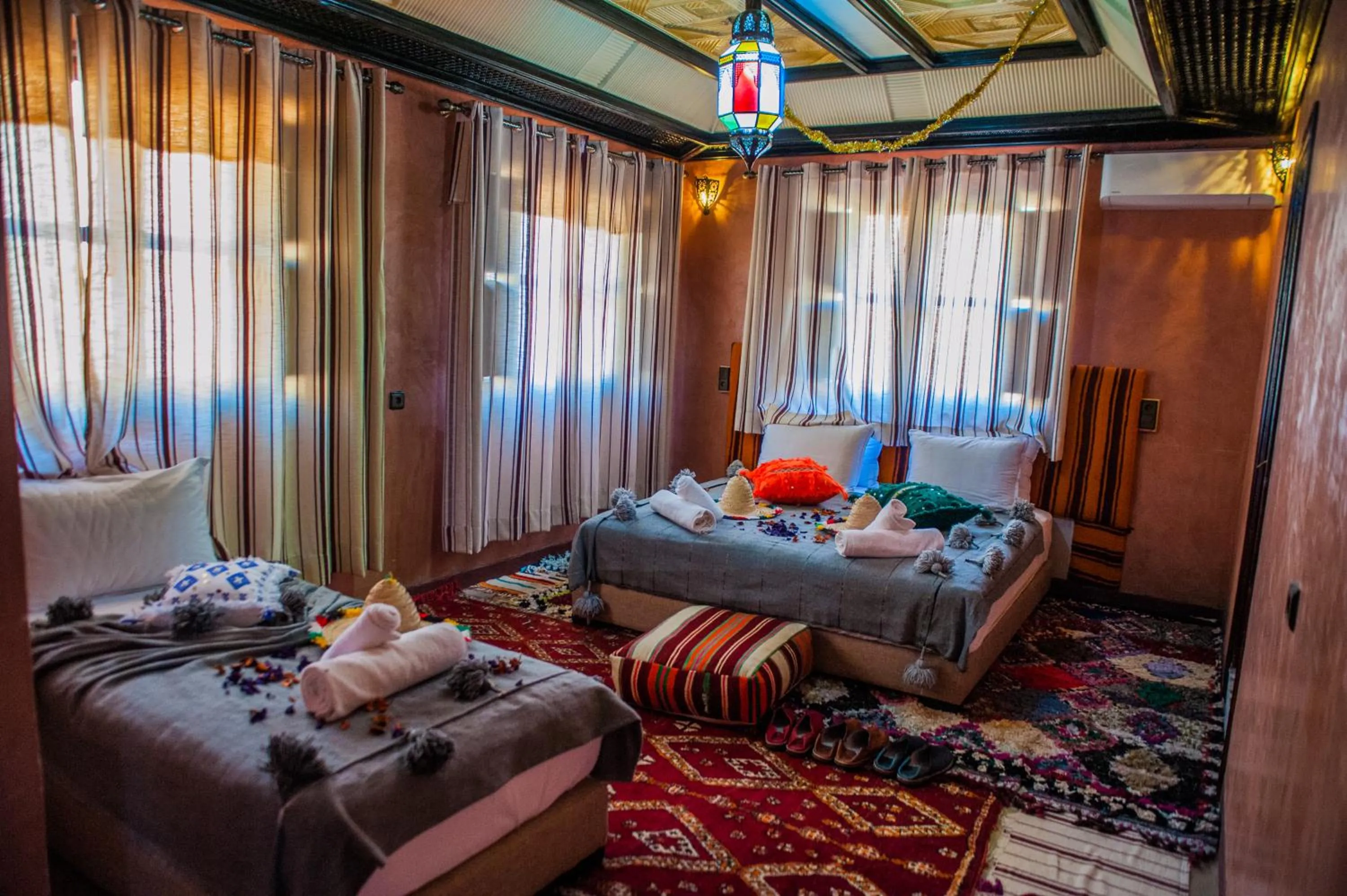 Bed in Toubkal Ecolodge