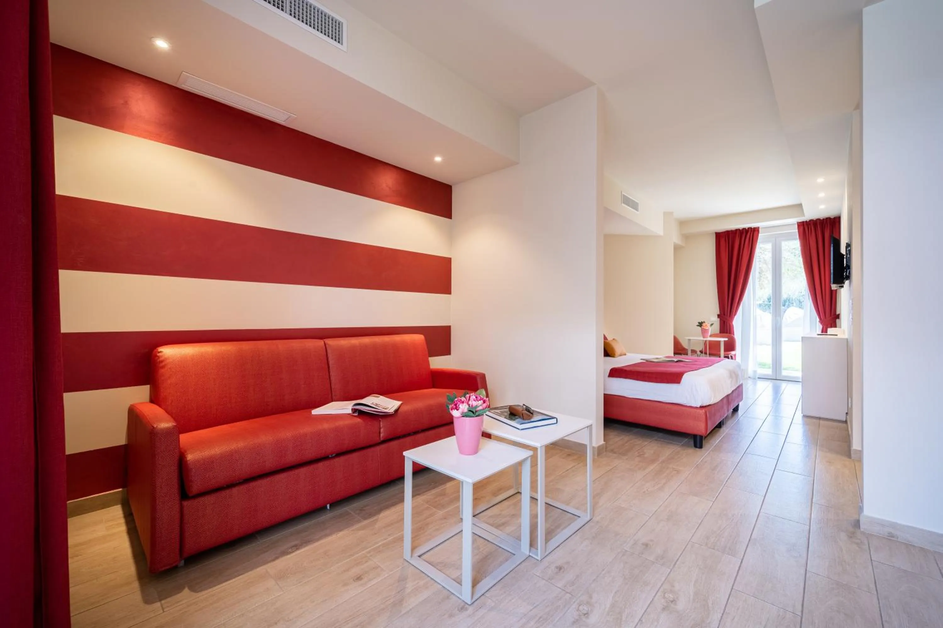 Bed in Hotel Villa Garuti