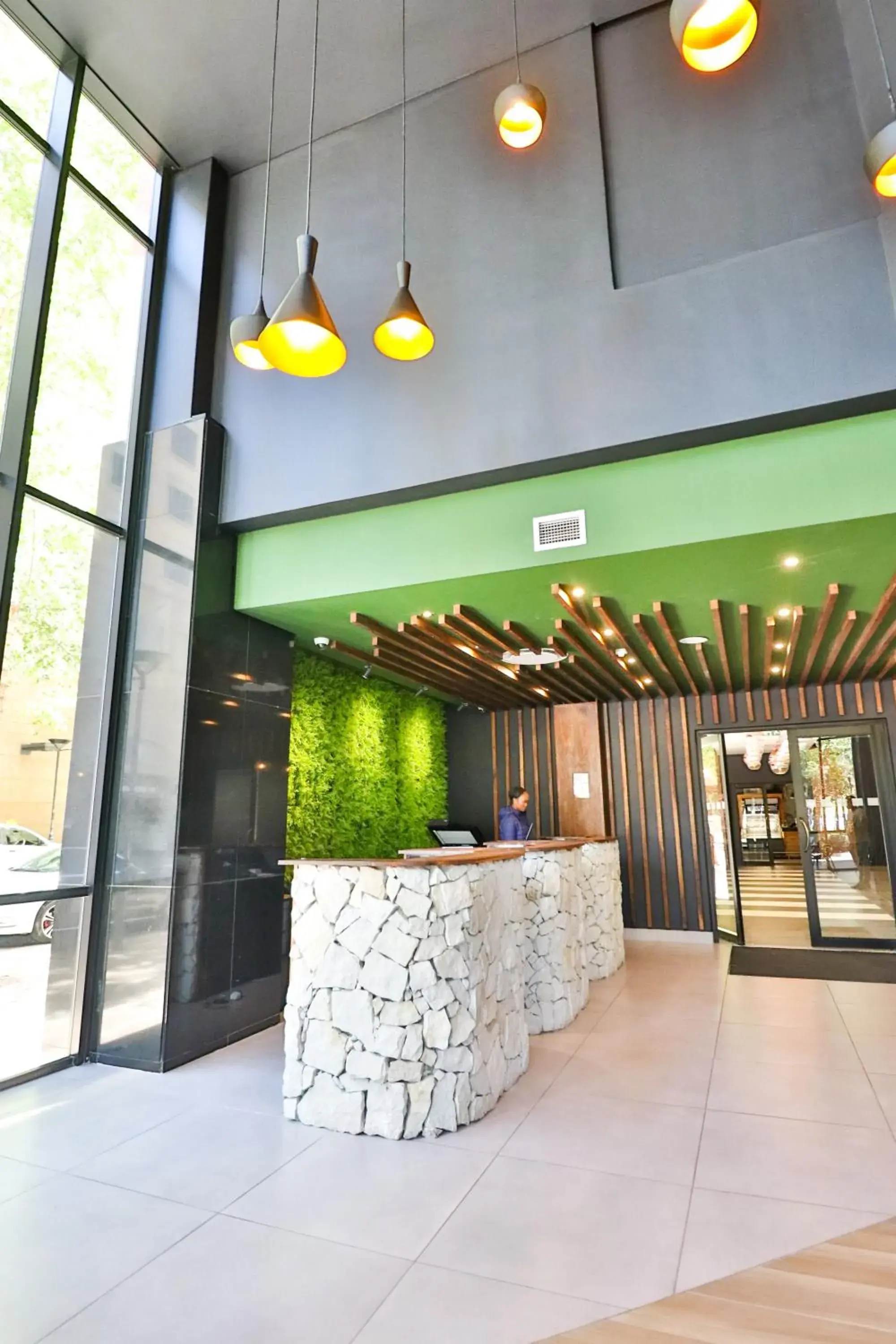 Lobby or reception in ONOMO Hotel Johannesburg Sandton Lobby or reception in ONOMO Hotel Johannesburg Sandton