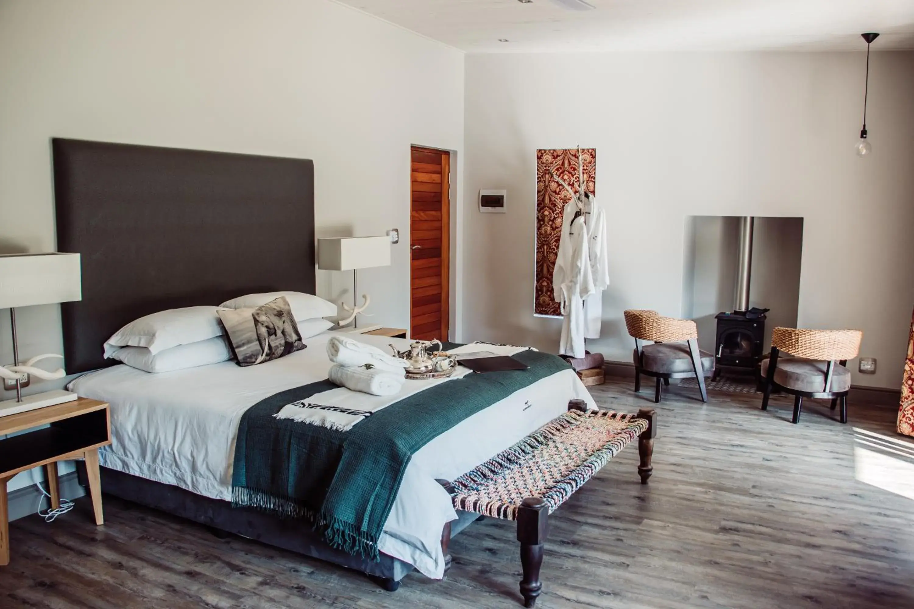 Bed in Wildehondekloof Game Lodge Bed in Wildehondekloof Game Lodge