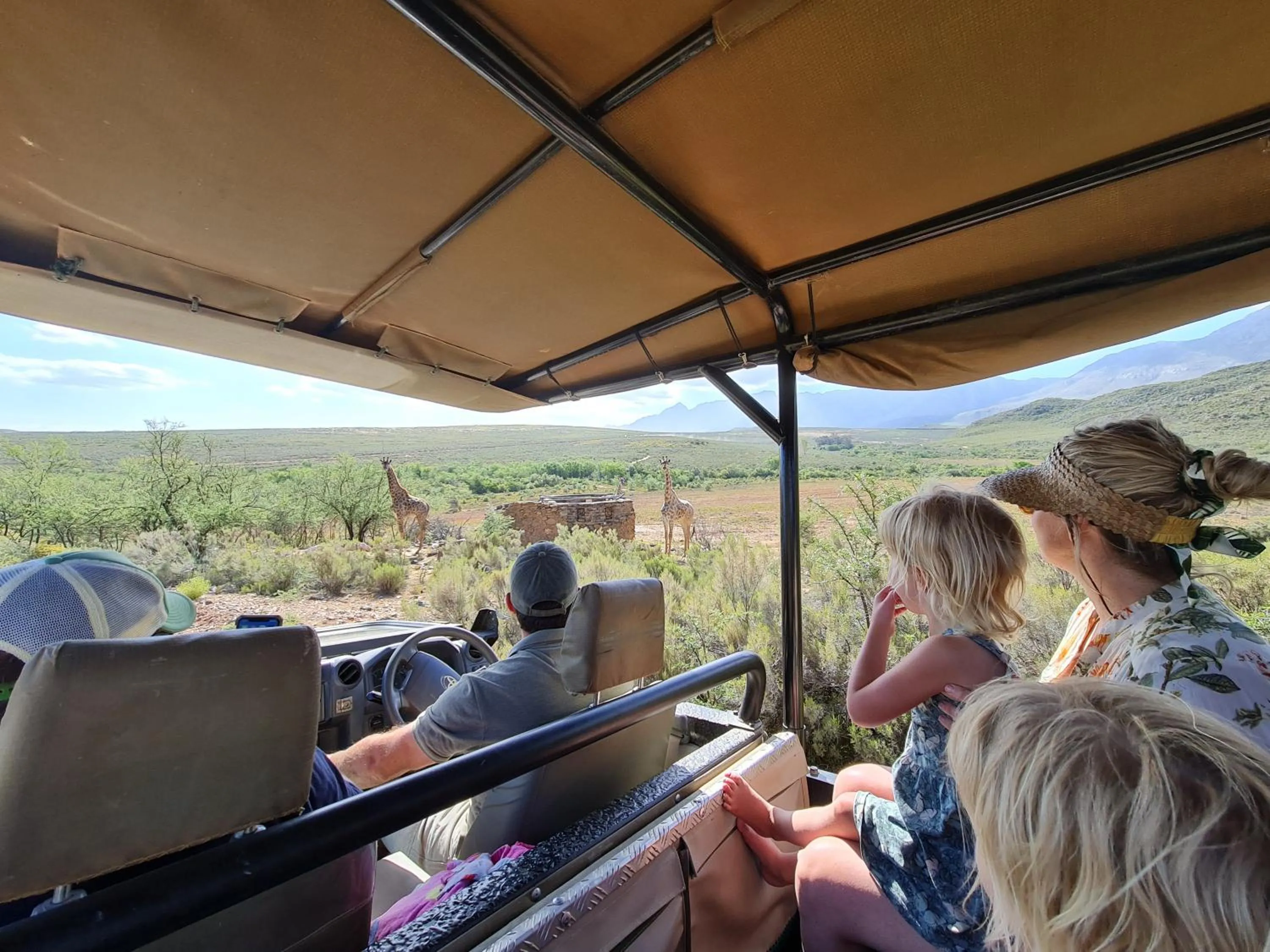 children in Wildehondekloof Game Lodge