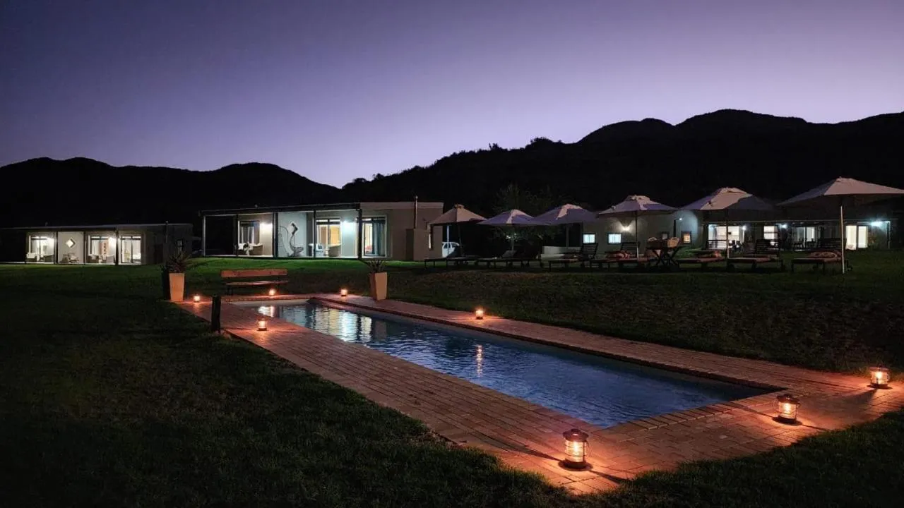 Pool view in Wildehondekloof Game Lodge