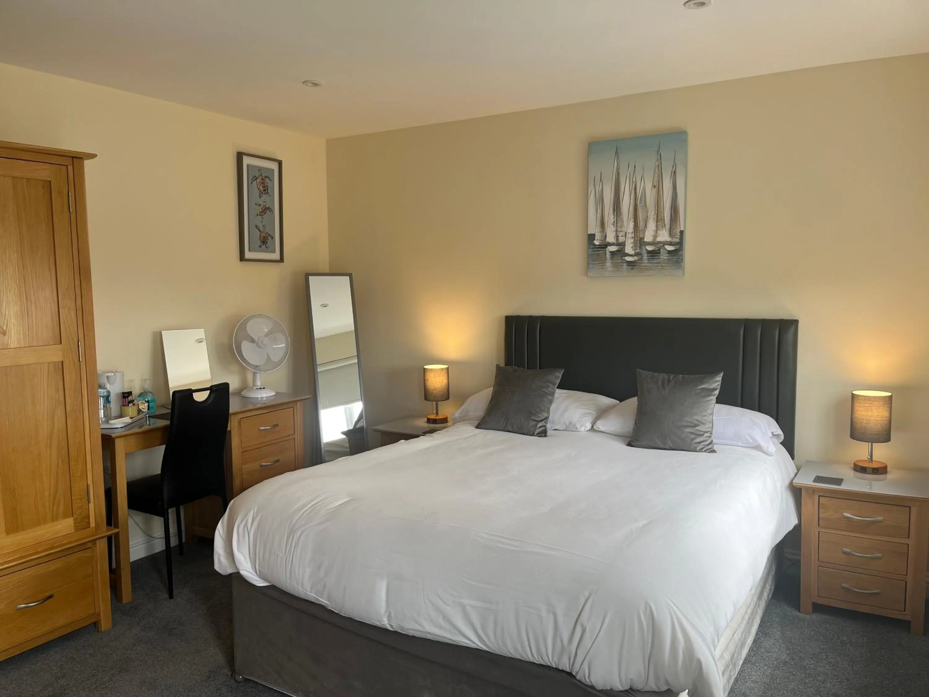 Bed in Fir Tree Barn