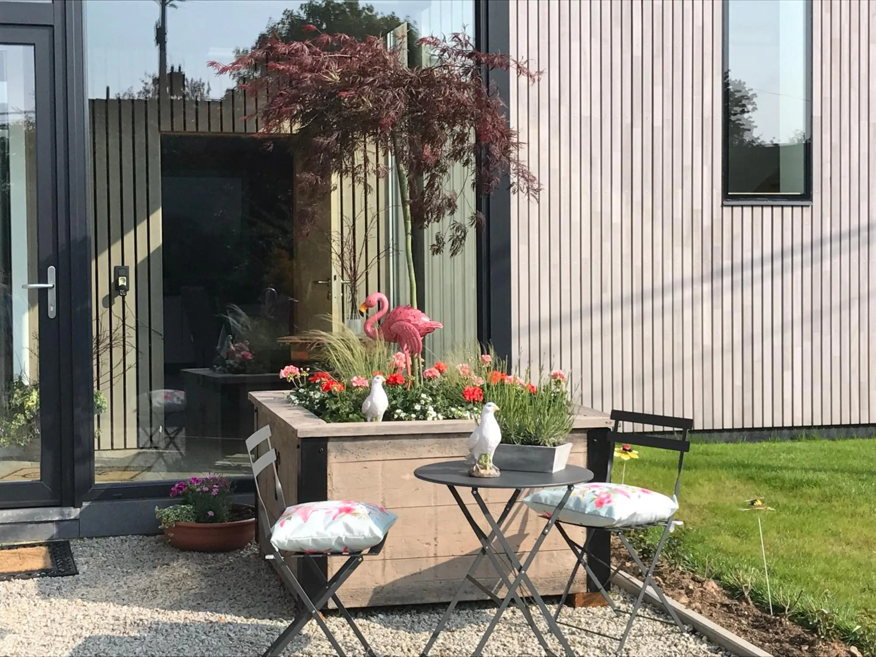 Decorative detail in La Colombe