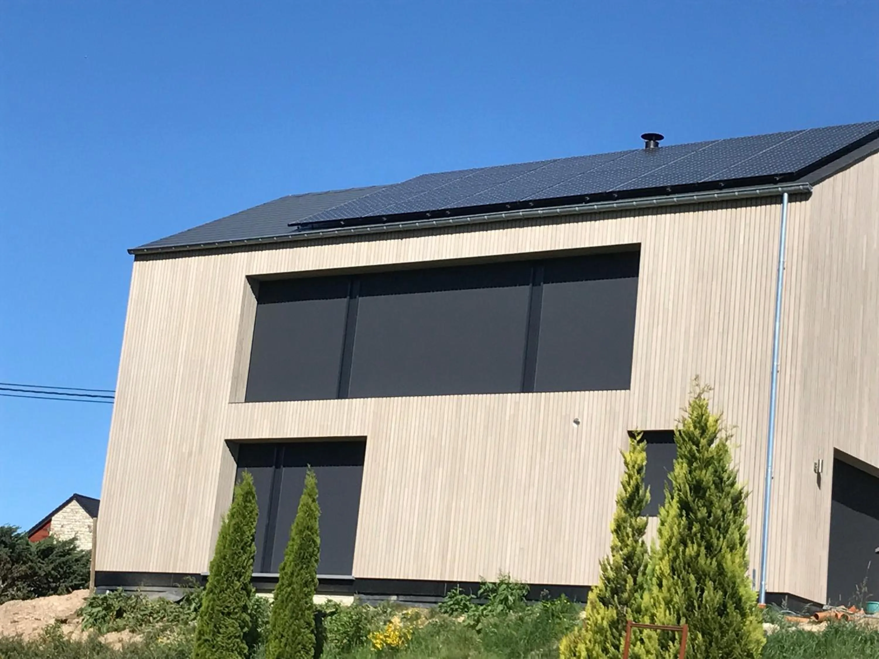 Garden view in La Colombe