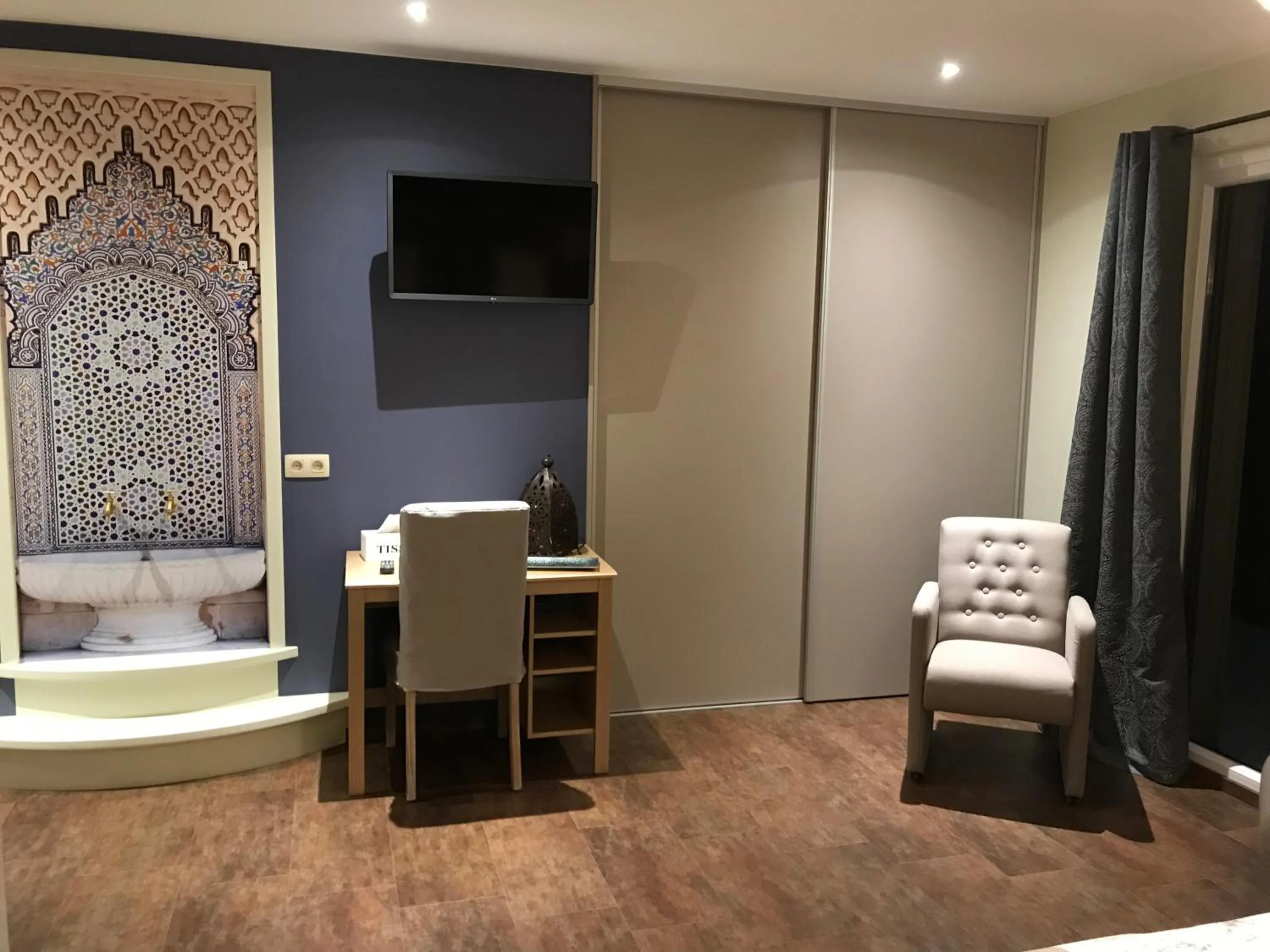 Seating area in La Colombe