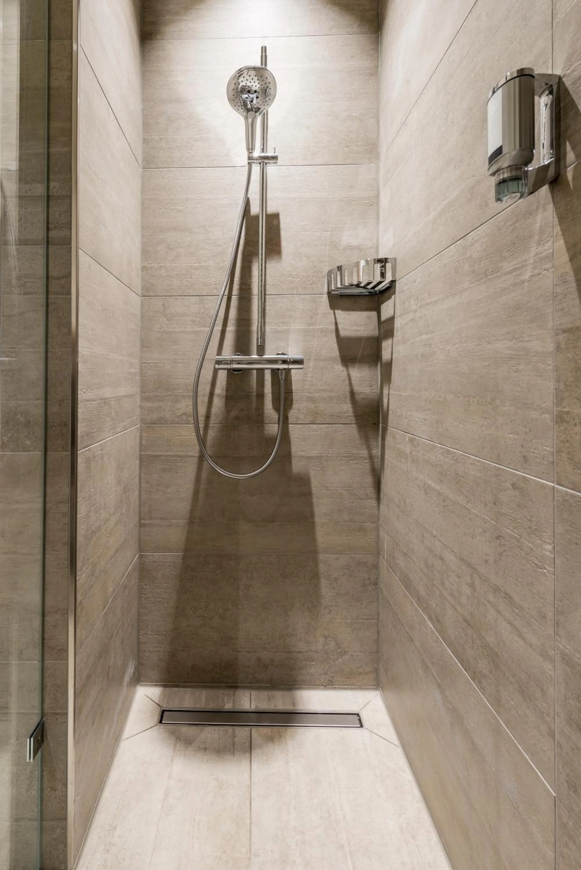 Shower in Gästehaus der zvoove Akademie