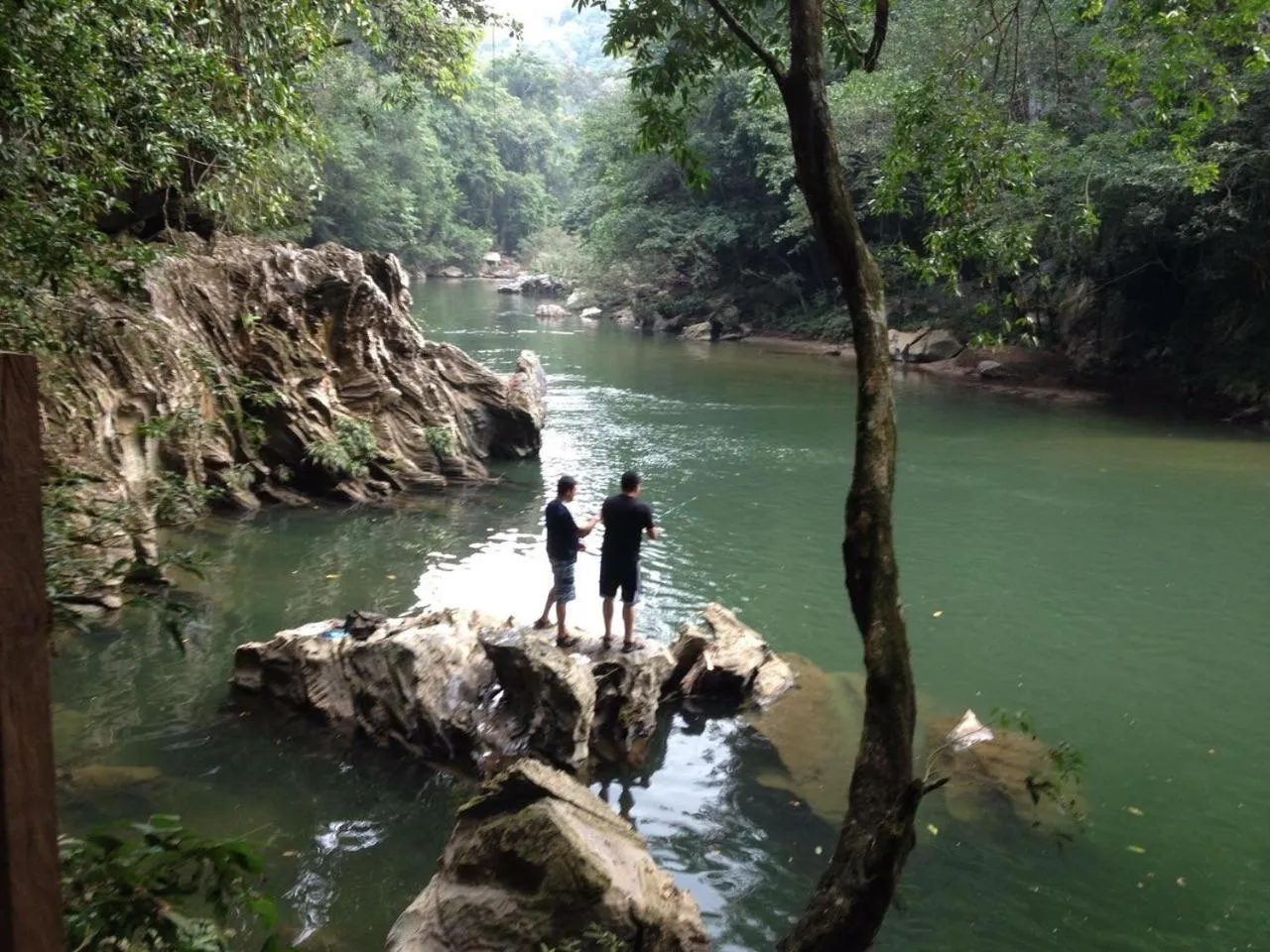 Fishing in Biohotel Rio Claro