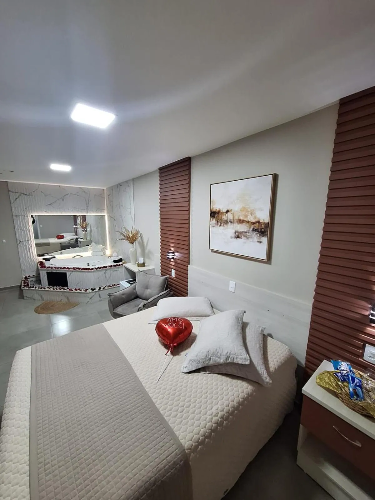 Bed in Hotel Descanso