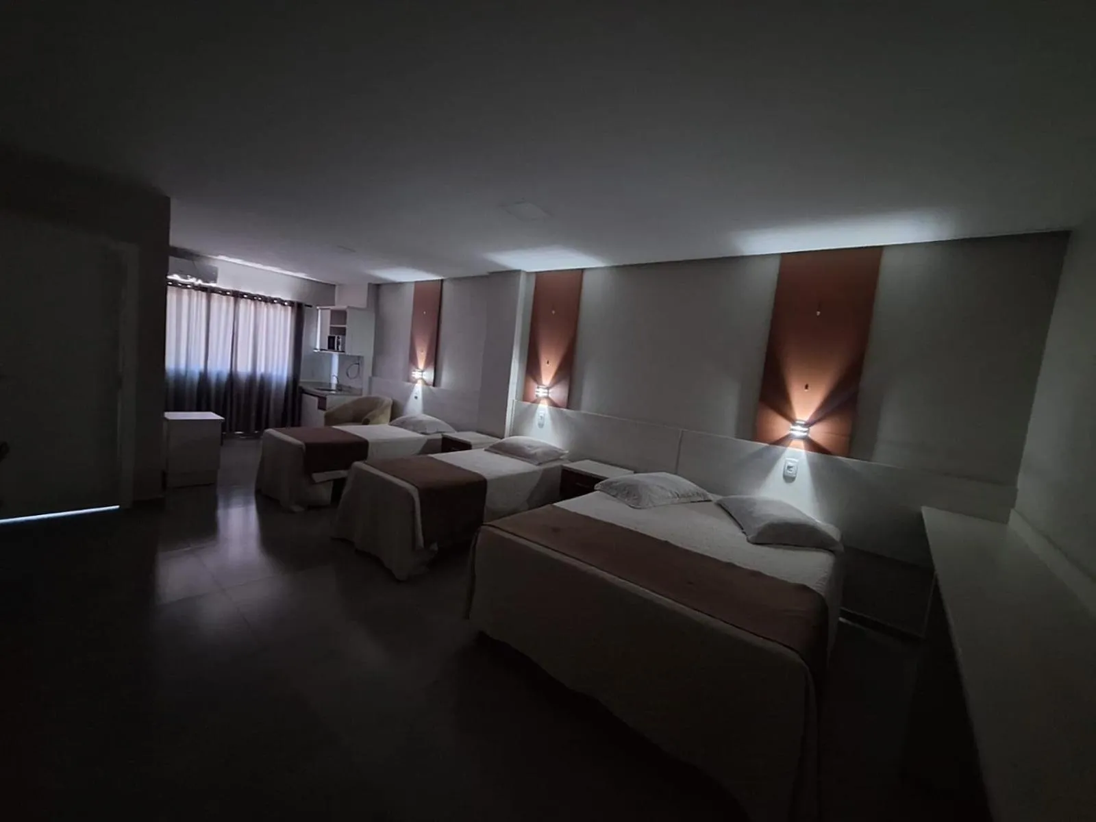 Bed in Hotel Descanso