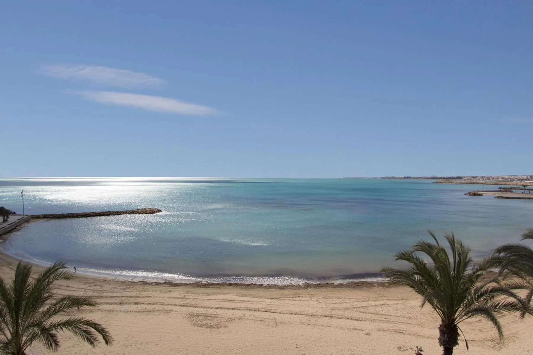 Beach in Homely Apartments Calle Apolo