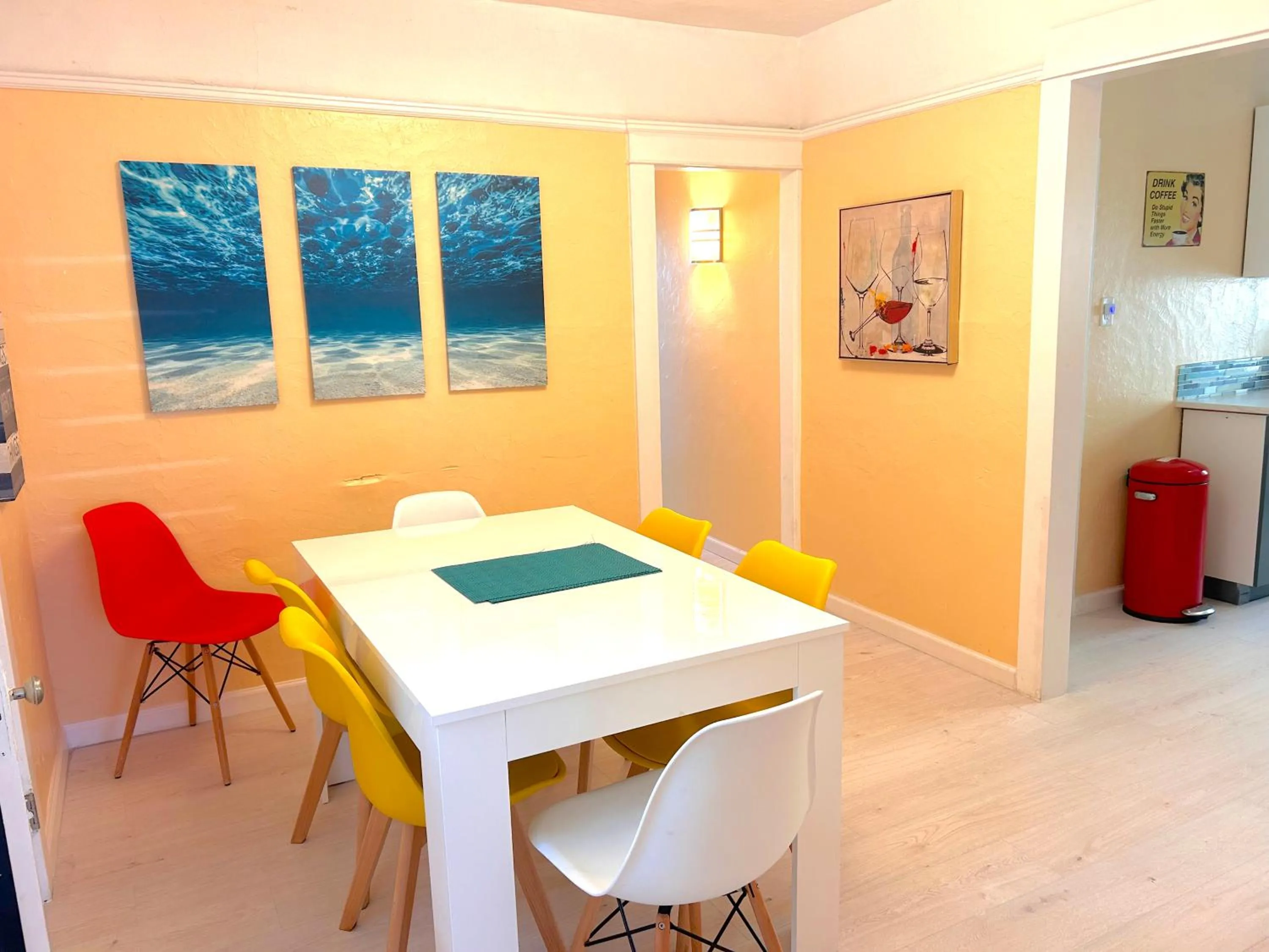 Dining area in Casa San Diego - Spacious Getaway with Backyard, Firepit, Kid Zone