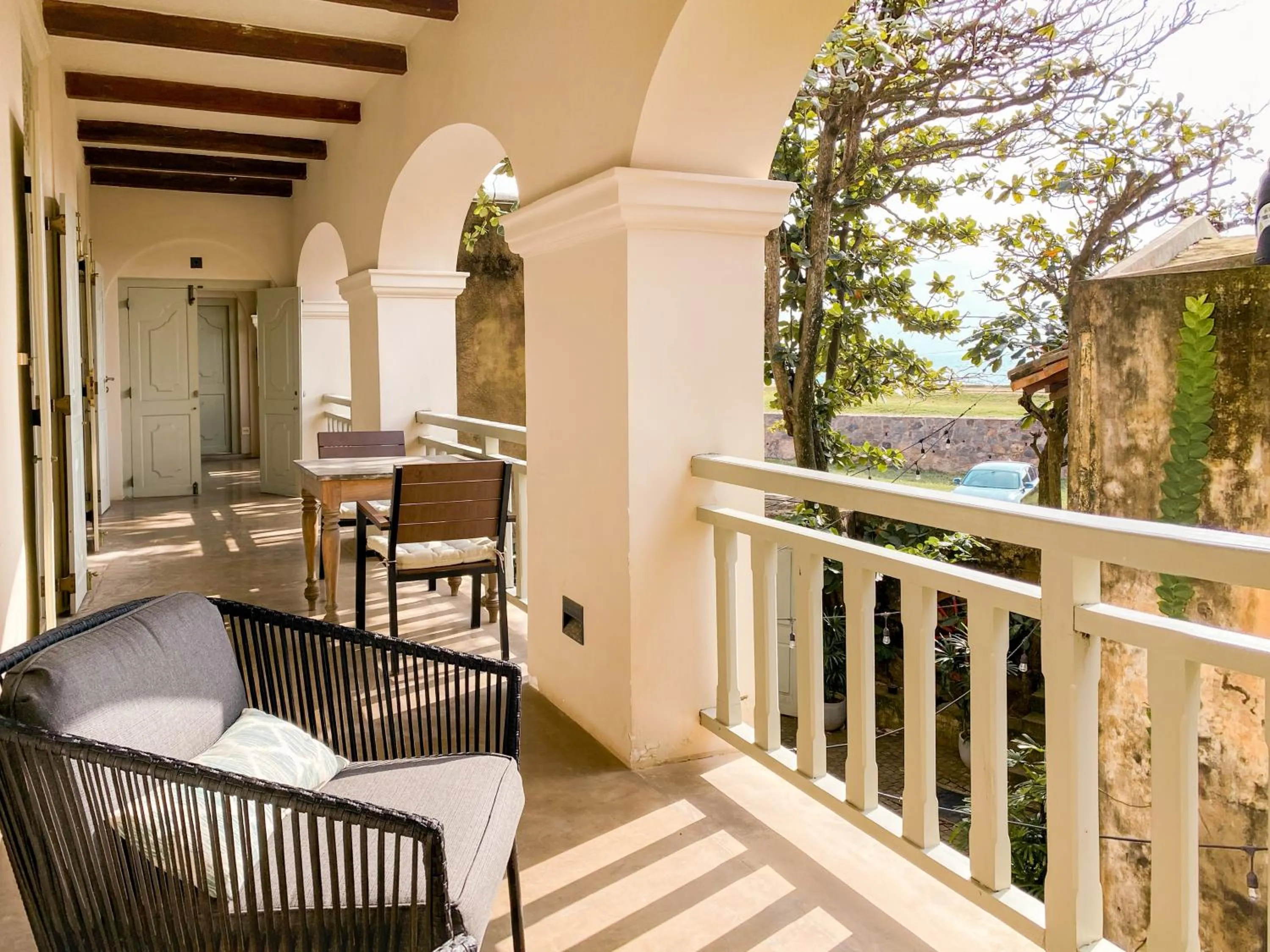 Balcony/Terrace in The Bartizan Galle Fort