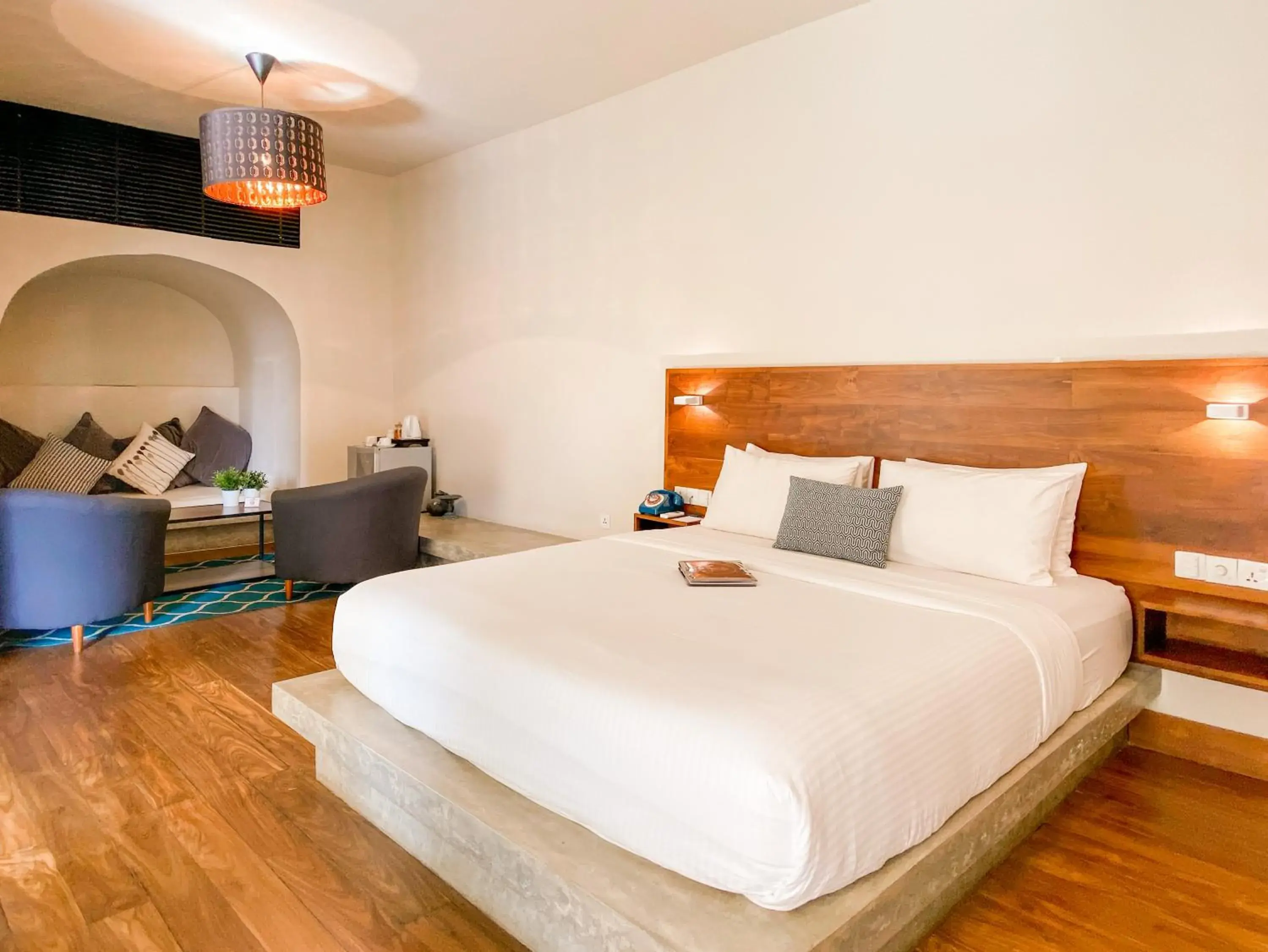 Deluxe Balcony Room with Courtyard View. in The Bartizan Galle Fort Deluxe Balcony Room with Courtyard View. in The Bartizan Galle Fort