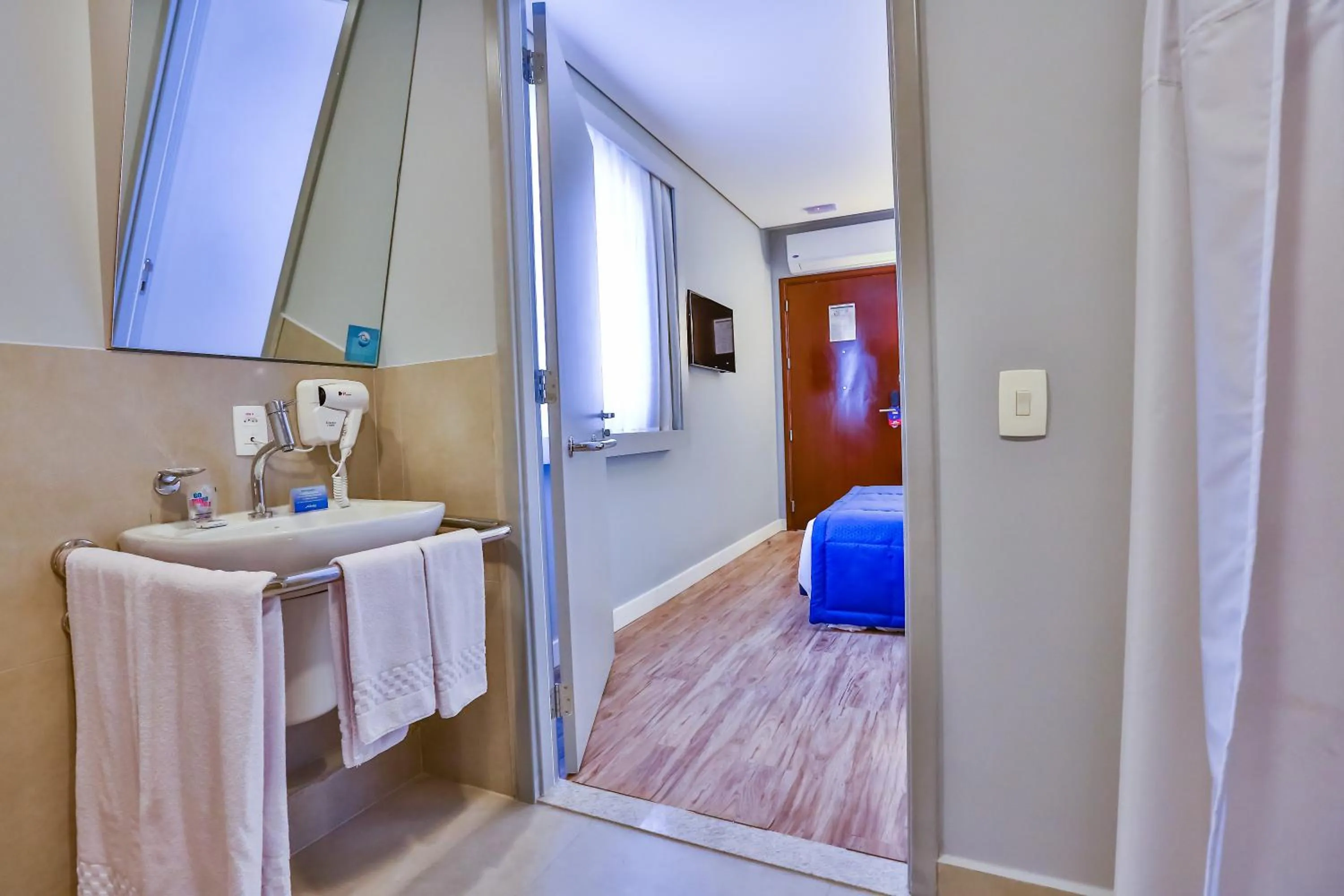 Bathroom, Bed in Go Inn Santo André