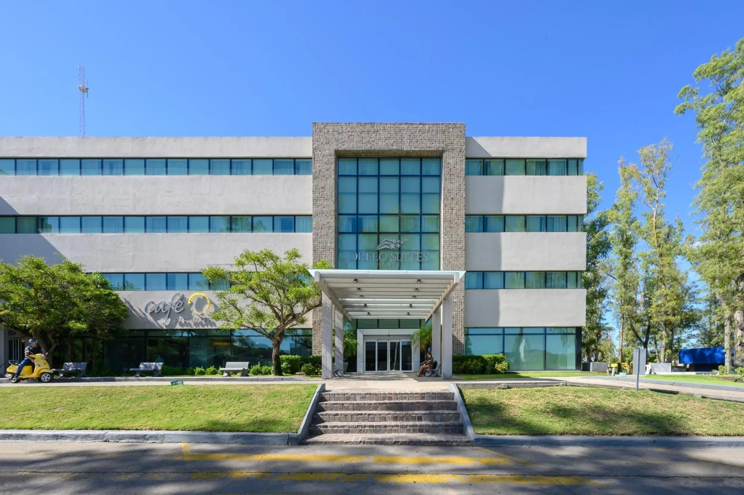 Property building in Orfeo Suites Cordoba Property building in Orfeo Suites Cordoba