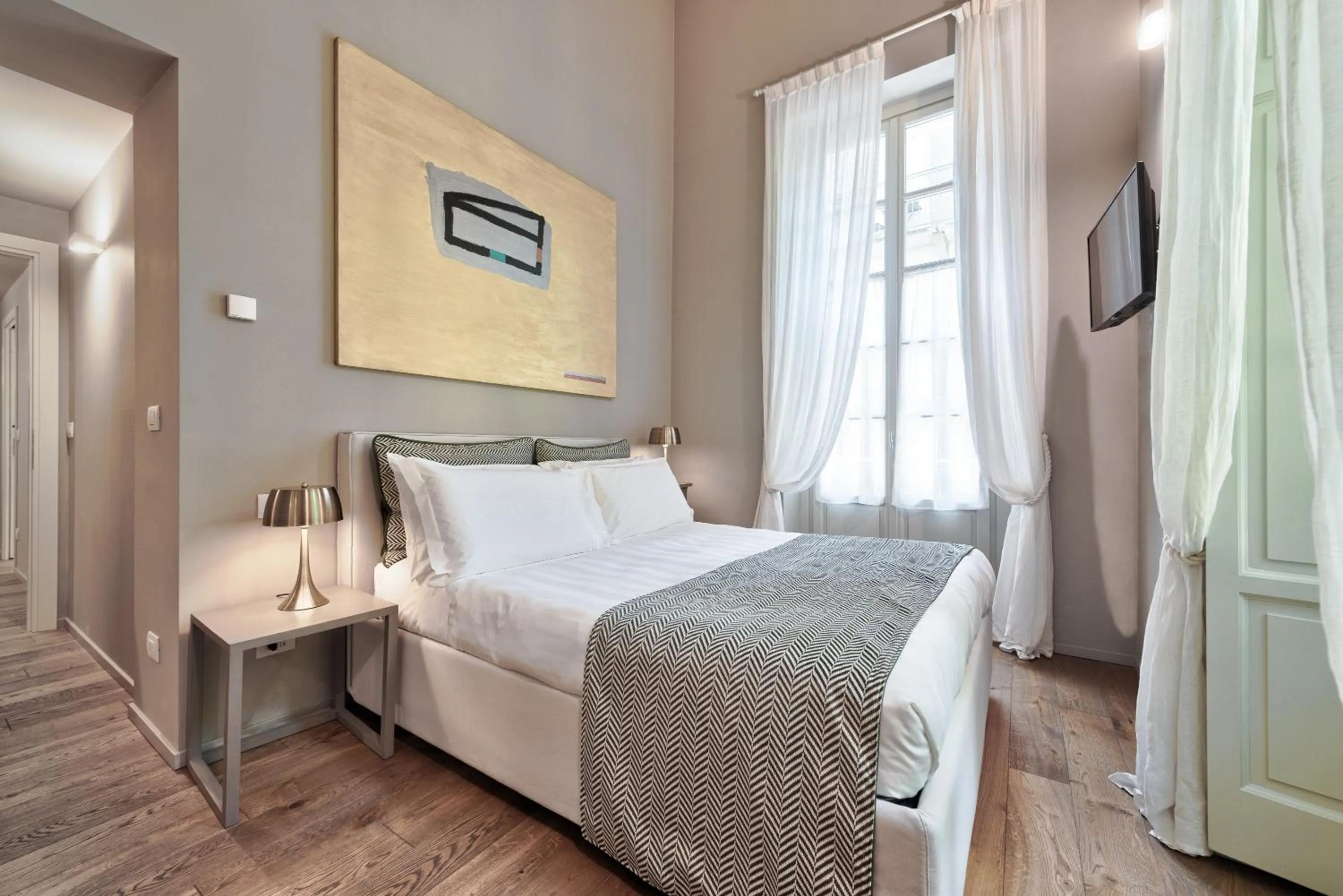 Photo of the whole room, Bed in Palazzo Del Carretto-Art Apartments and Guesthouse