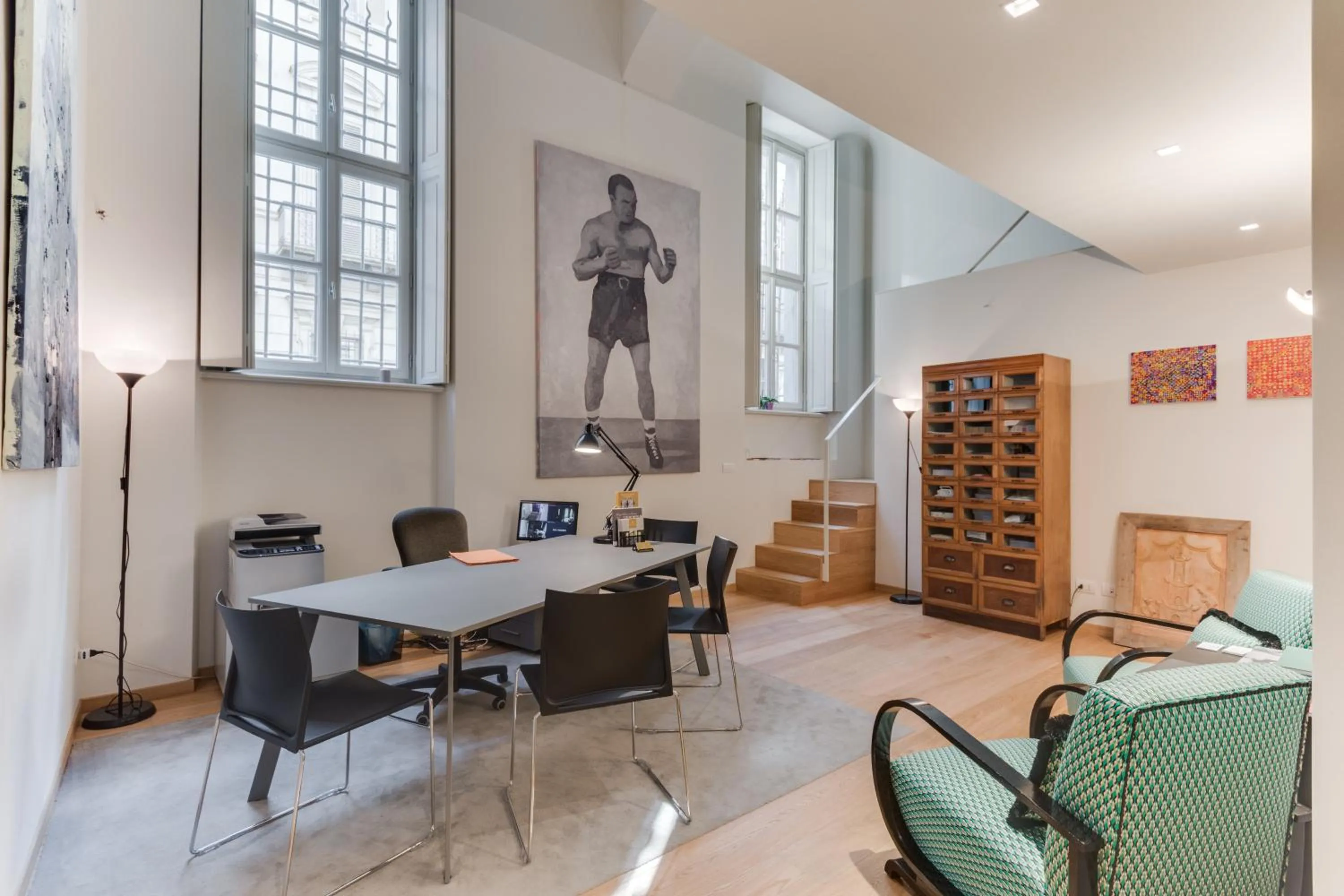 Lobby or reception in Palazzo Del Carretto-Art Apartments and Guesthouse