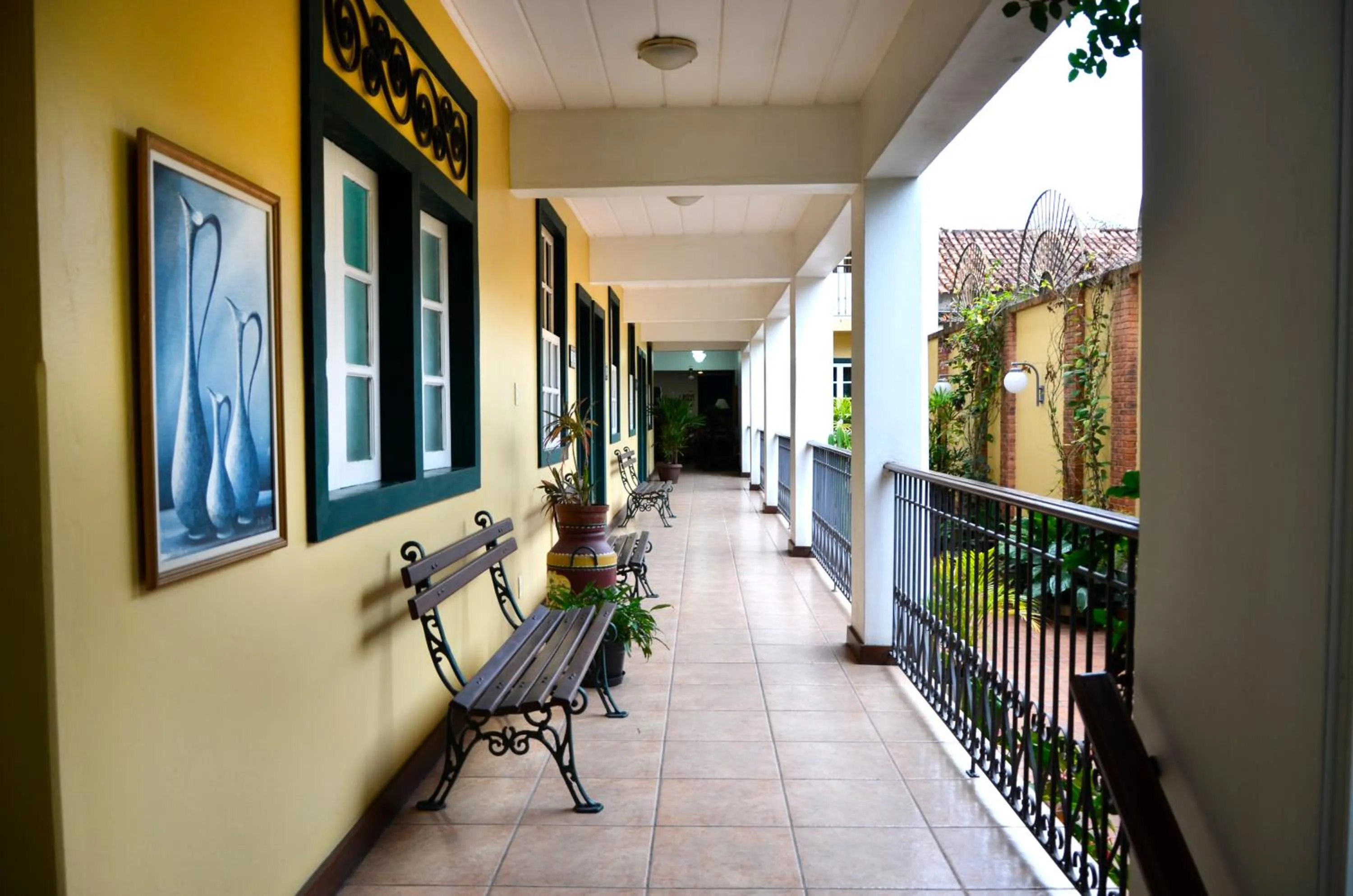 Patio in Casa do Manequinho Hotel e Restaurante